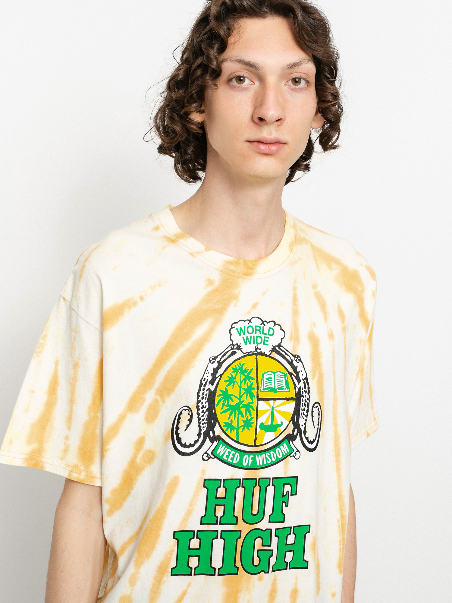 T-shirt HUF High (gold)