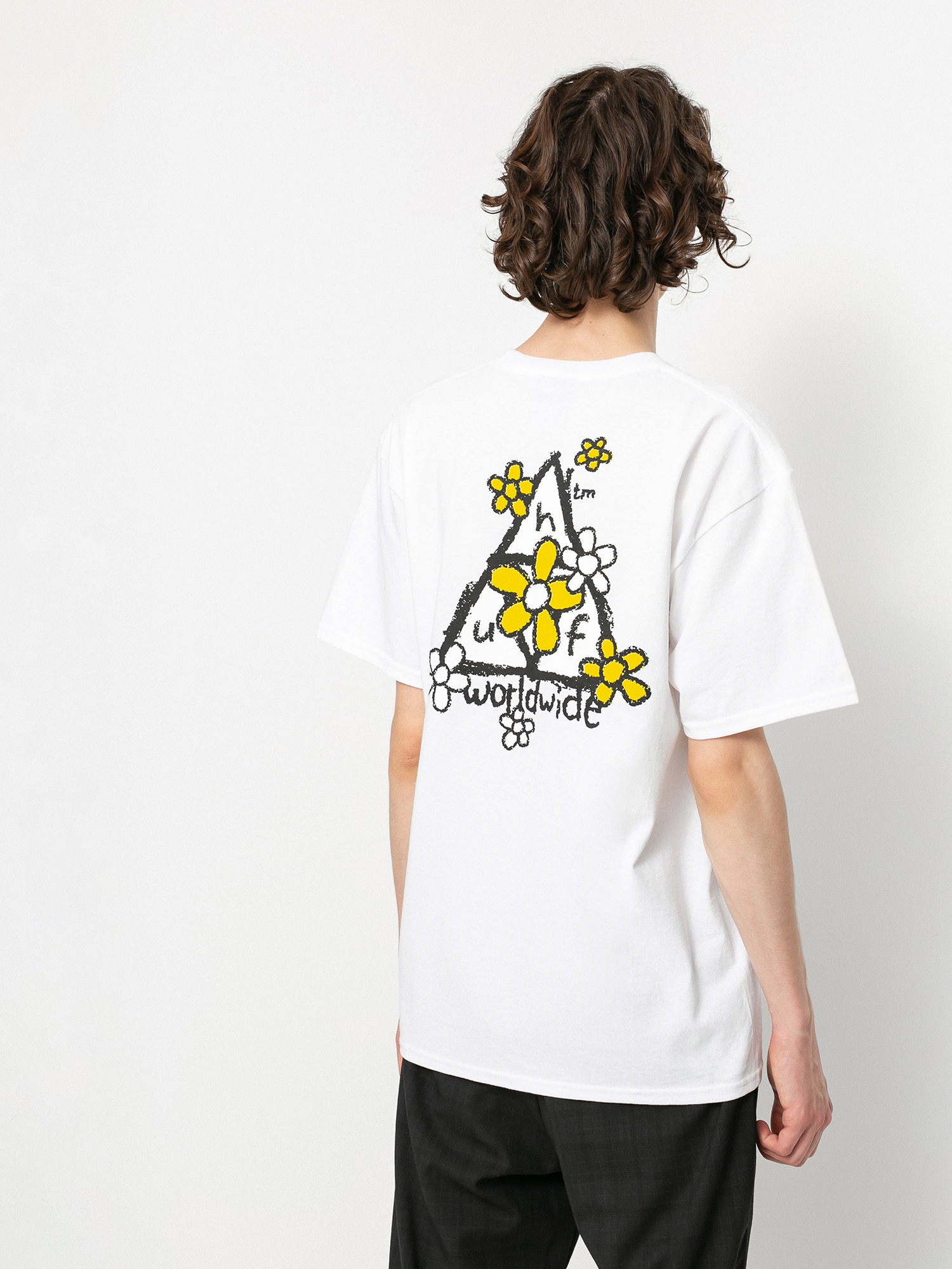 T-shirt HUF Pushing Daisies TT (white)