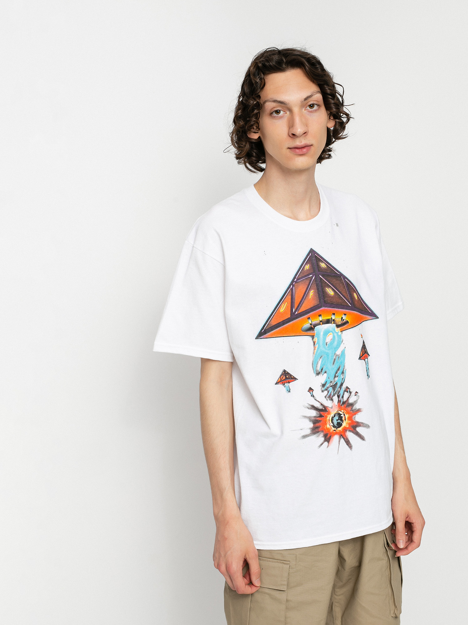 T-shirt HUF Doomsday TT (white)