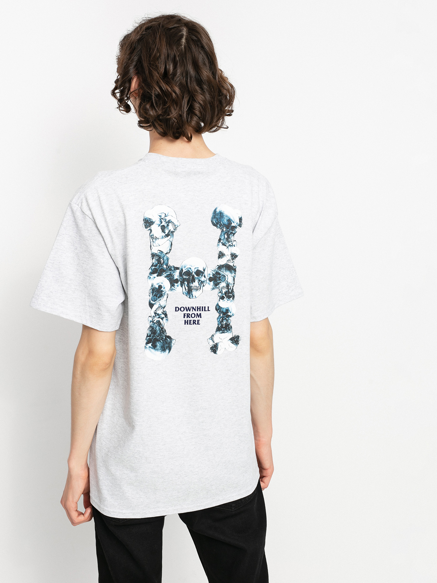 T-shirt HUF Skulls Classic H (ash)