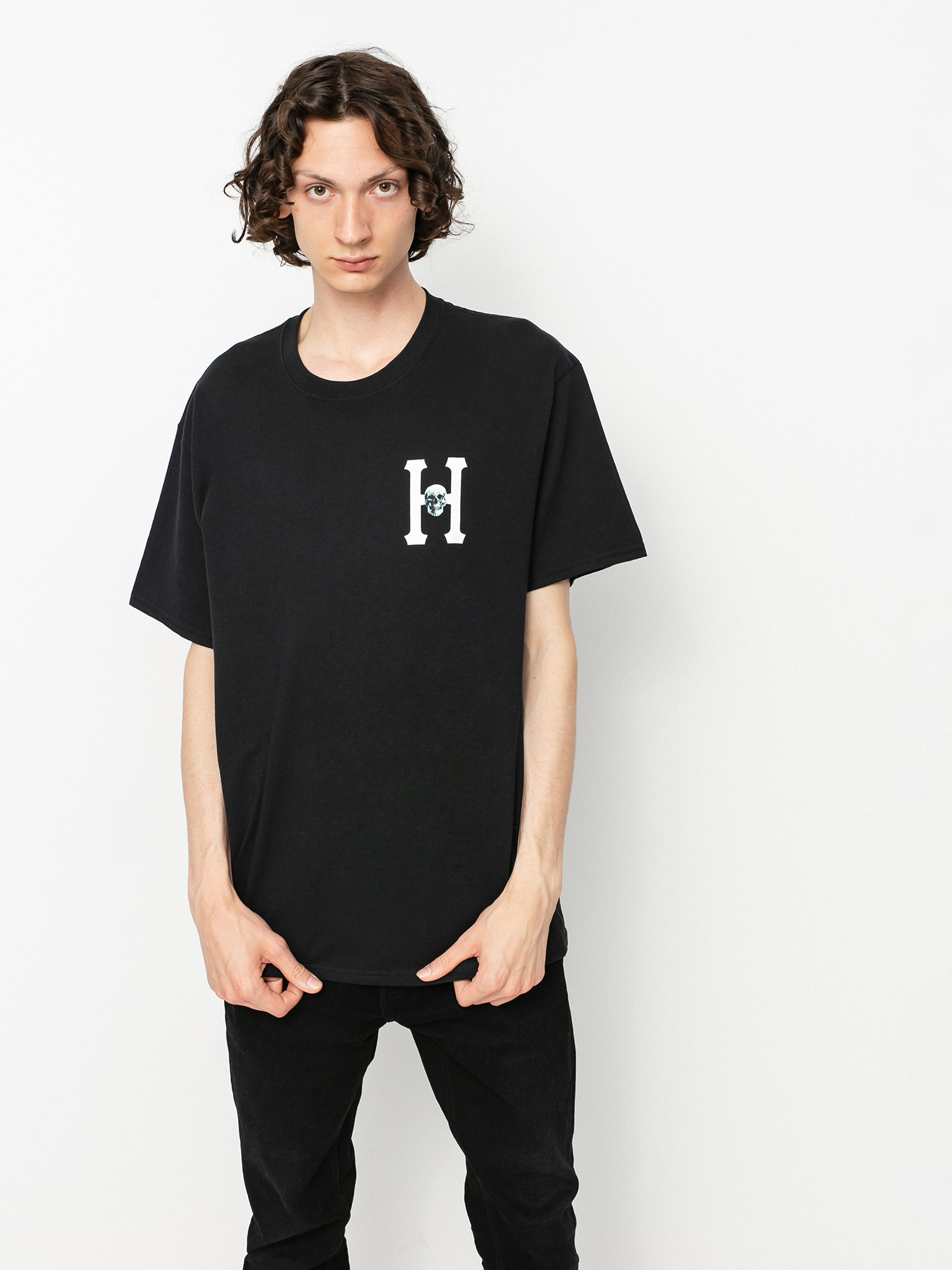 T-shirt HUF Skulls Classic H (black)