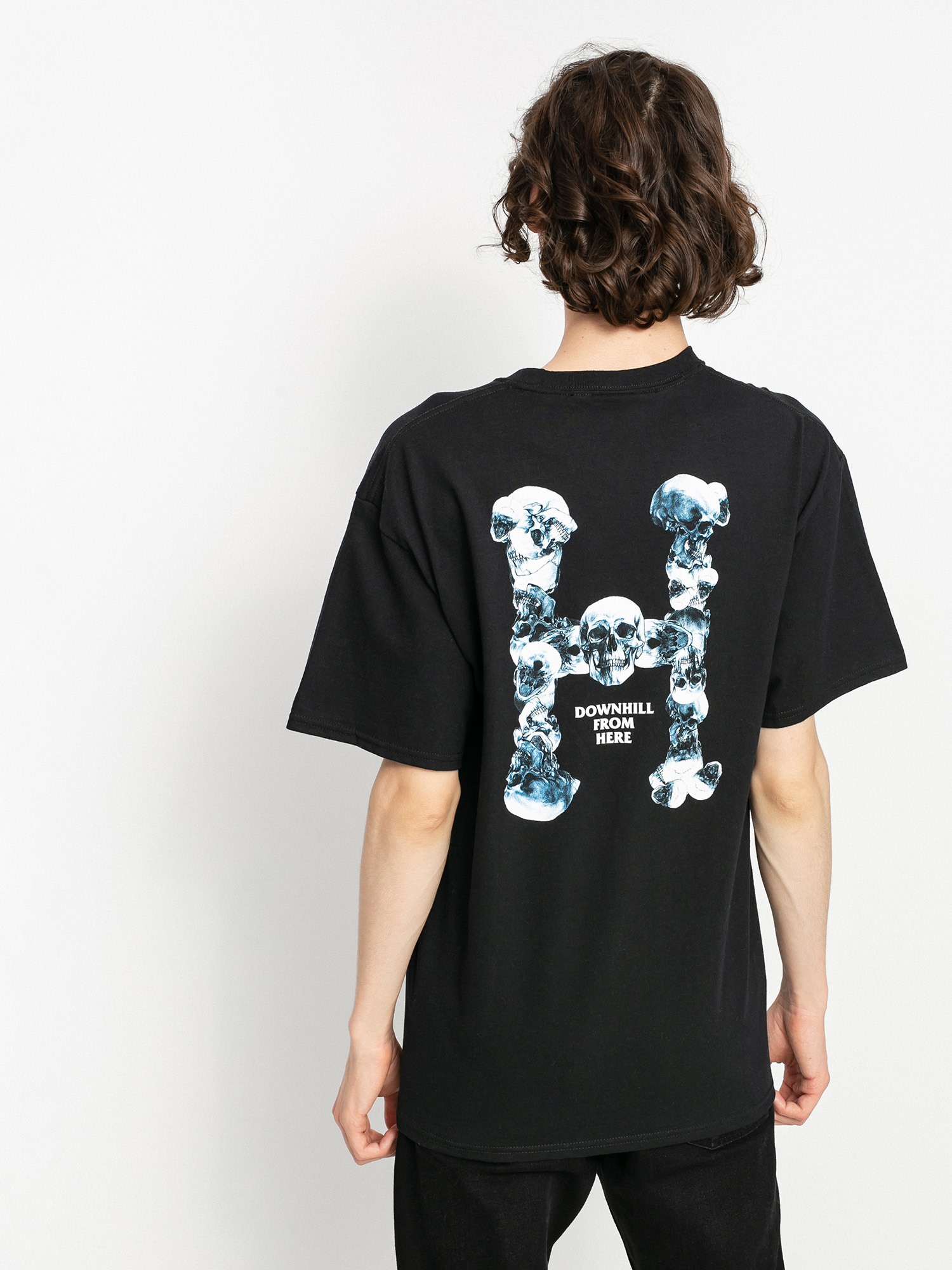 T-shirt HUF Skulls Classic H (black)