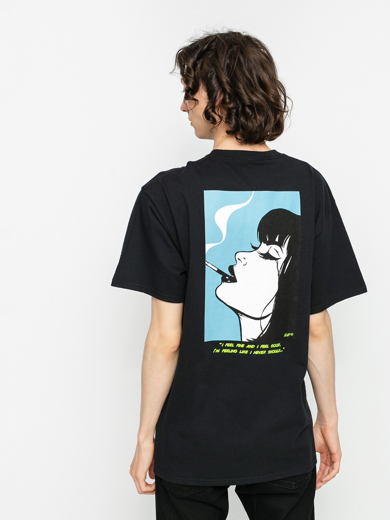T-shirt HUF I Feels Good (black)
