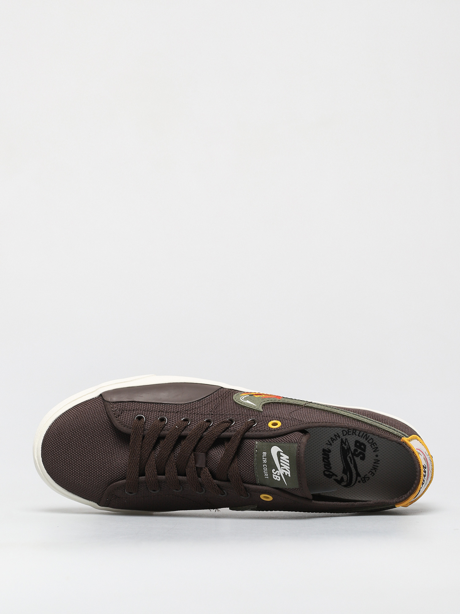 nike sb blazer court daan van der linden baroque brown