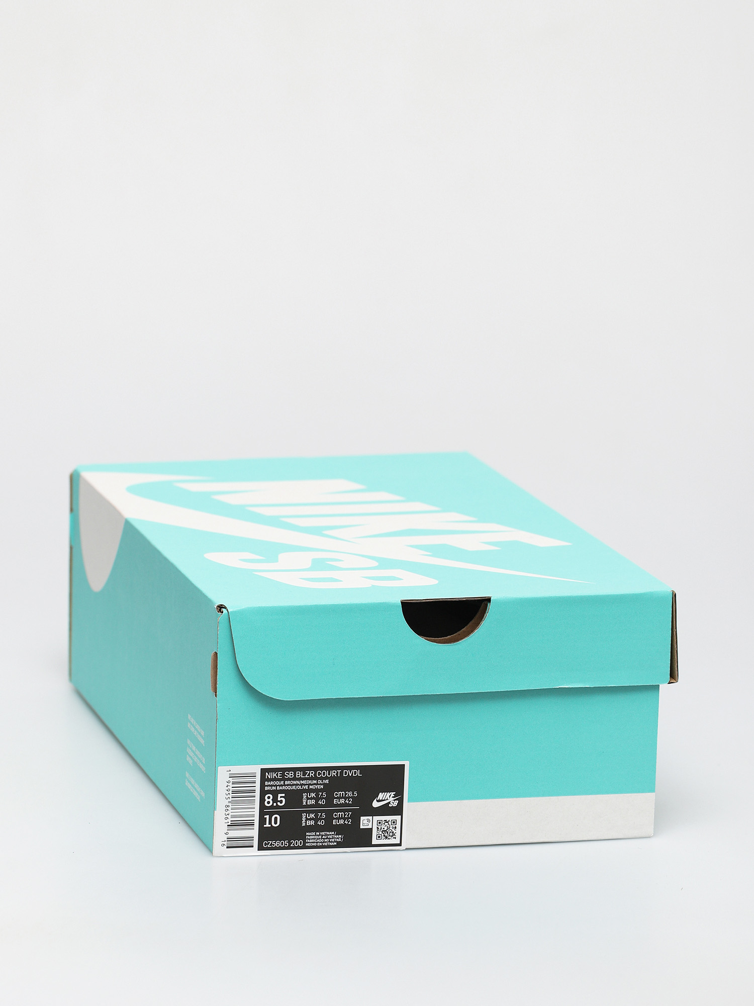 Buty Nike SB X Daan Van Der Linden Blazer Court (baroque brown/medium olive light bone)