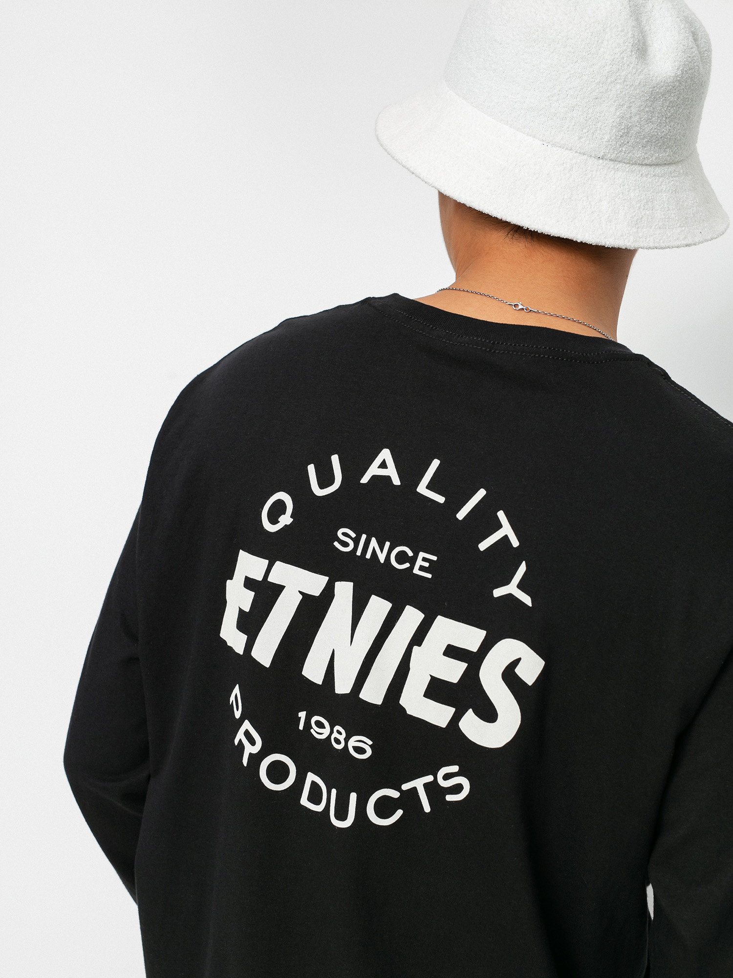 Longsleeve Etnies Quality Control (black/white)