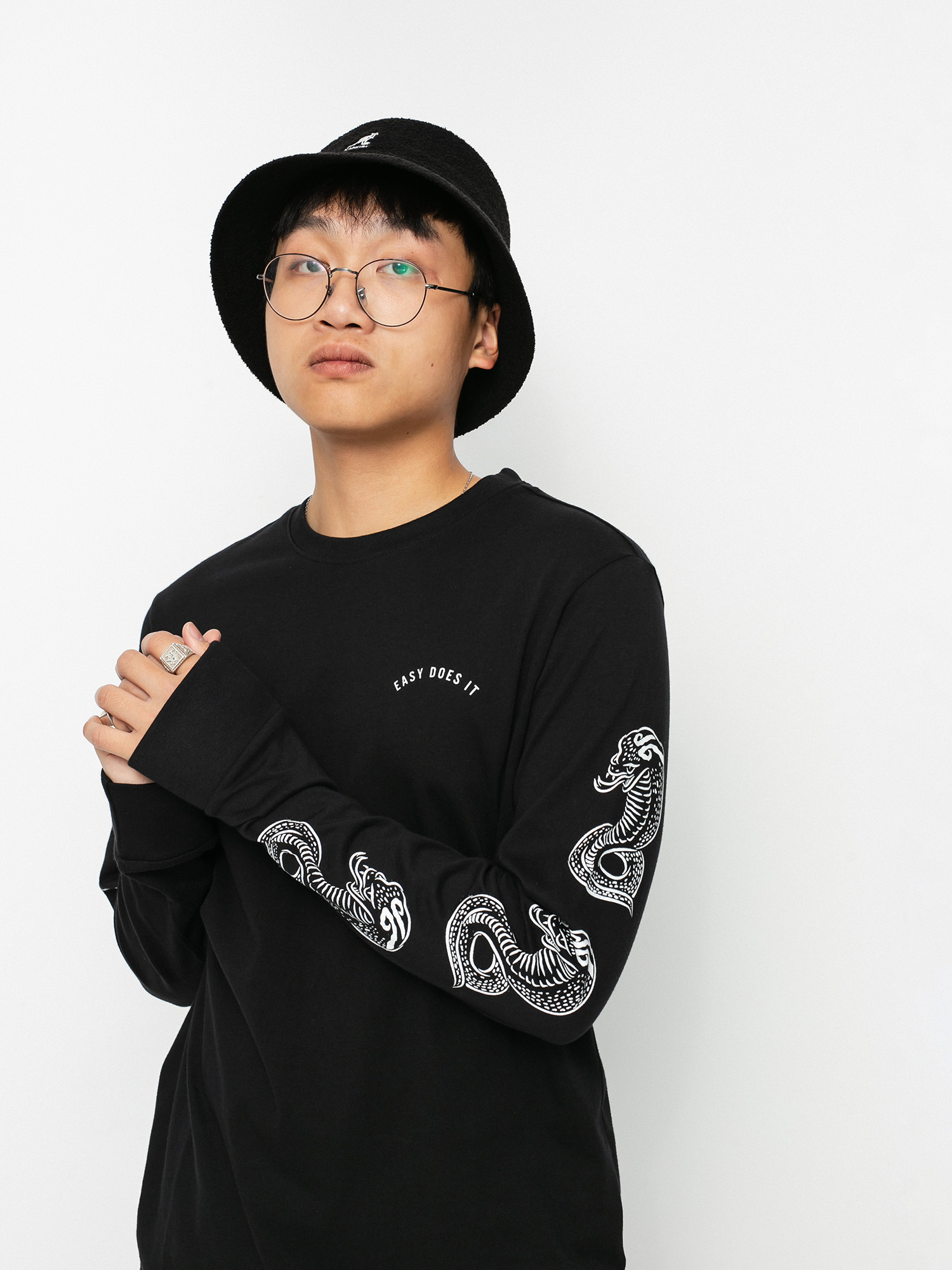 Longsleeve Element Karlov (flint black)