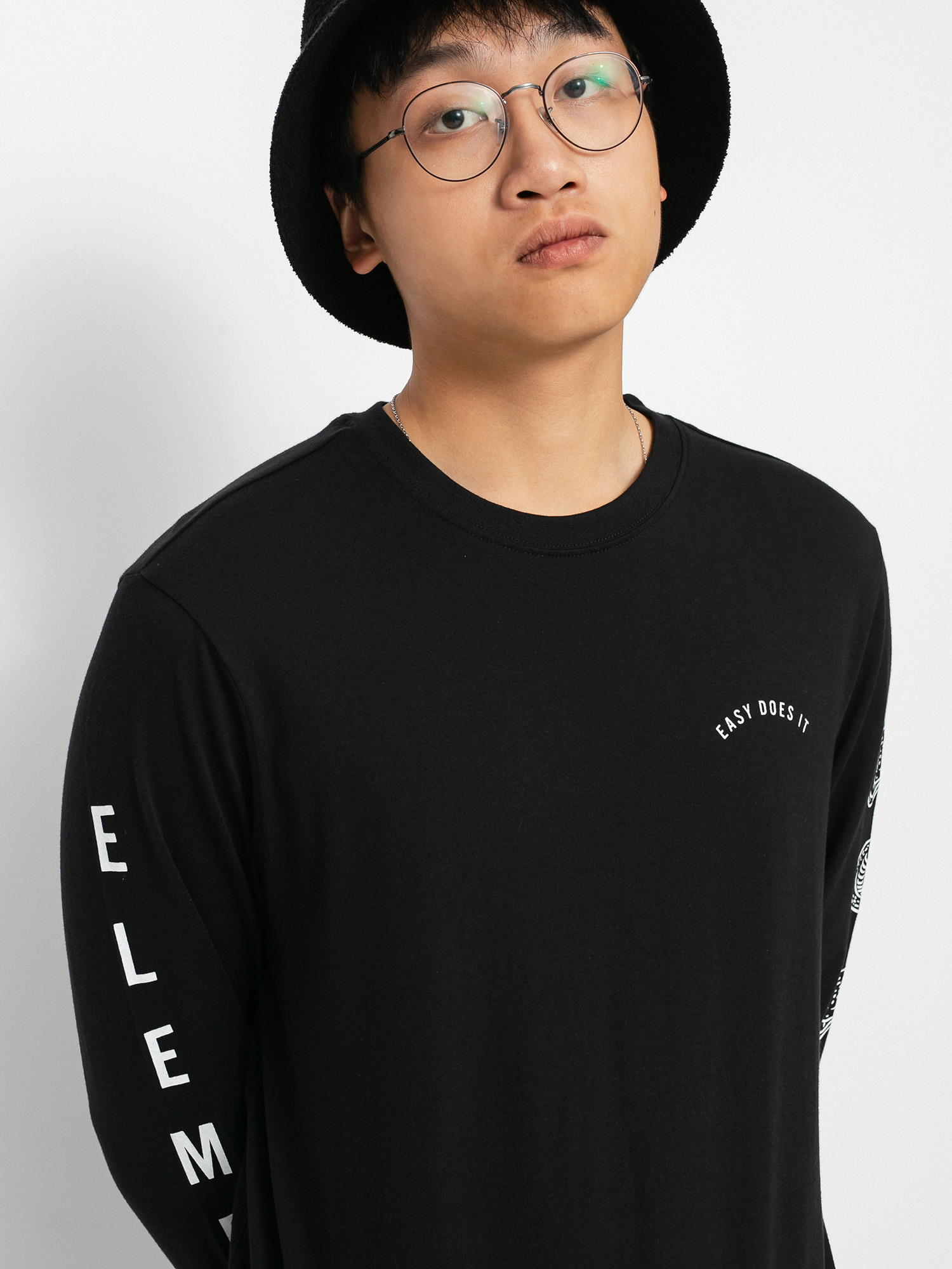 Longsleeve Element Karlov (flint black)