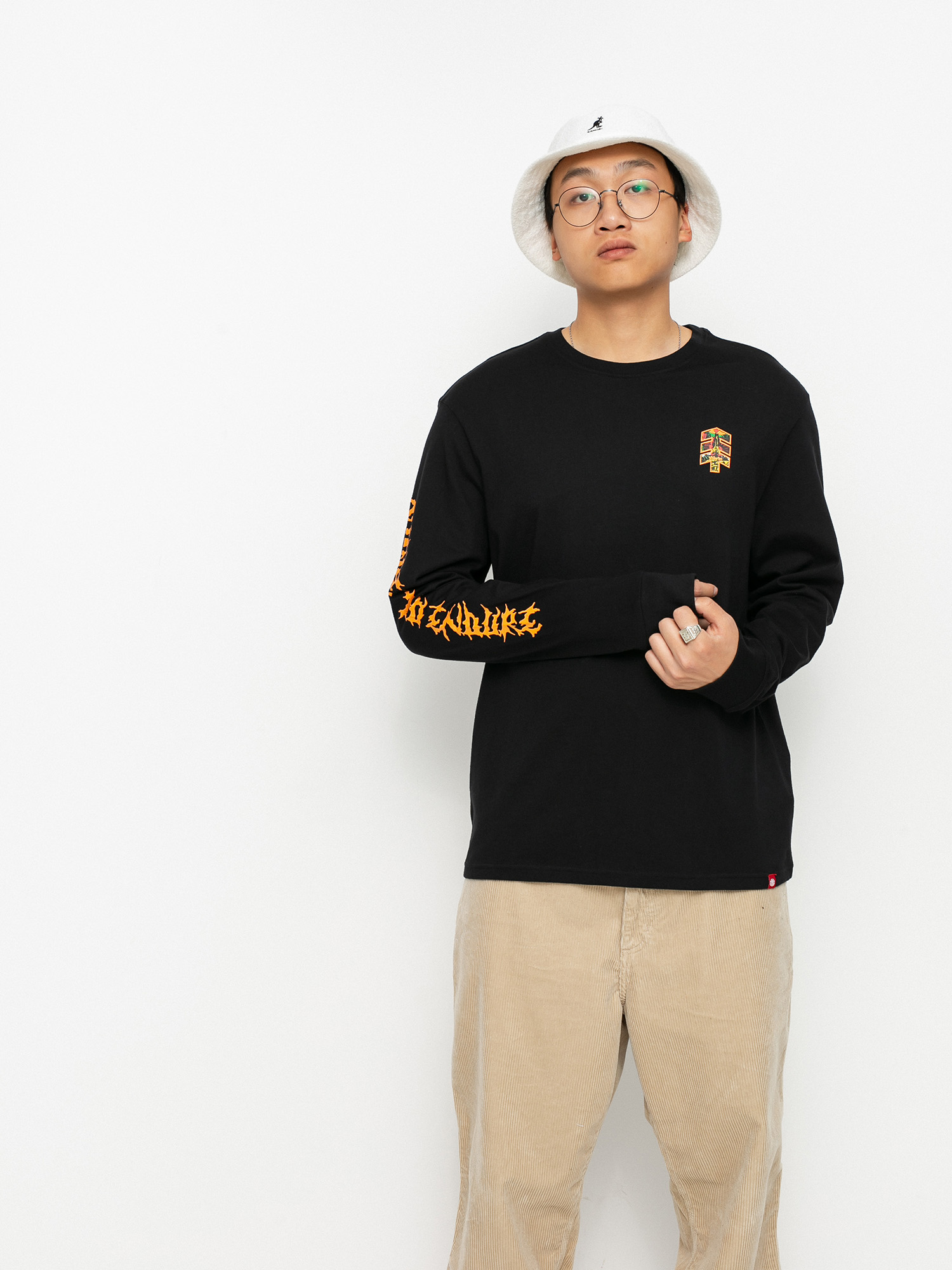Longsleeve Element Spectral (flint black)