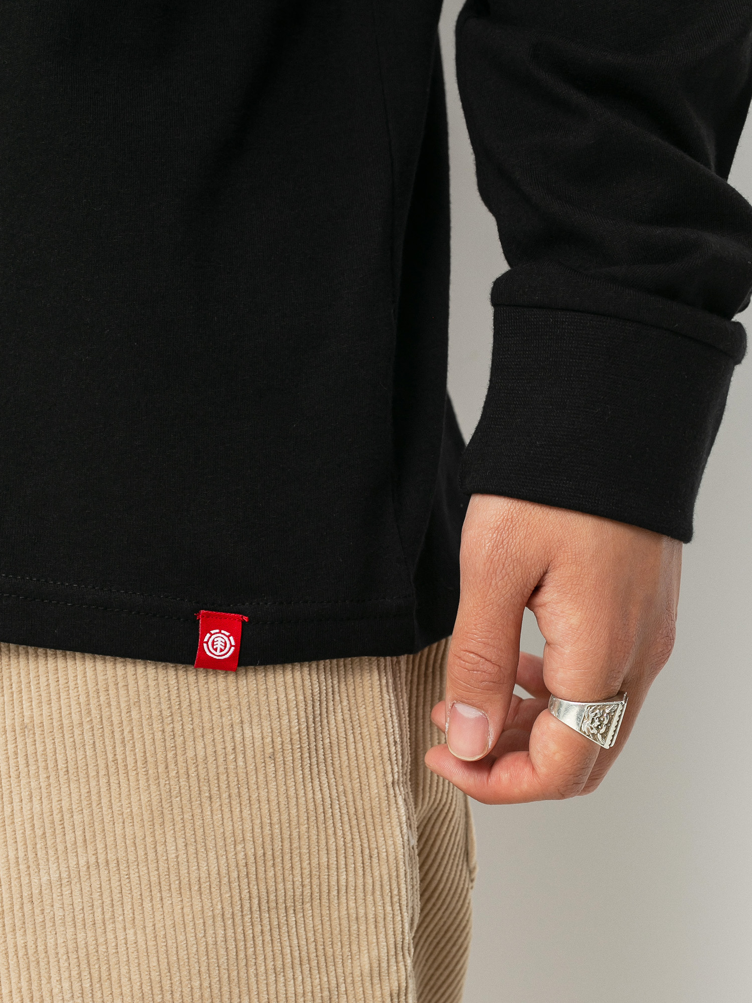 Longsleeve Element Spectral (flint black)