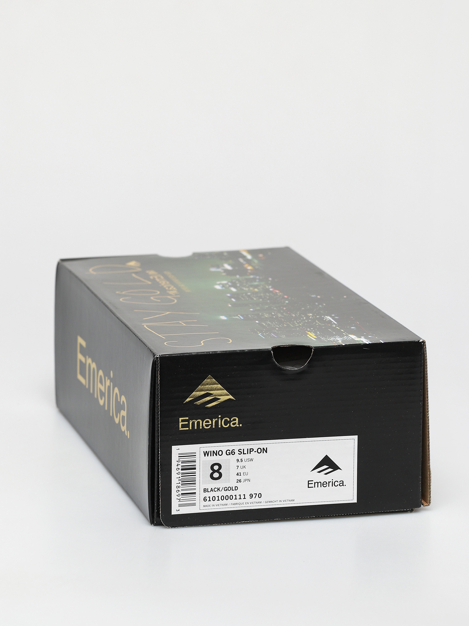 Buty Emerica Wino G6 Slip On (black/gold)