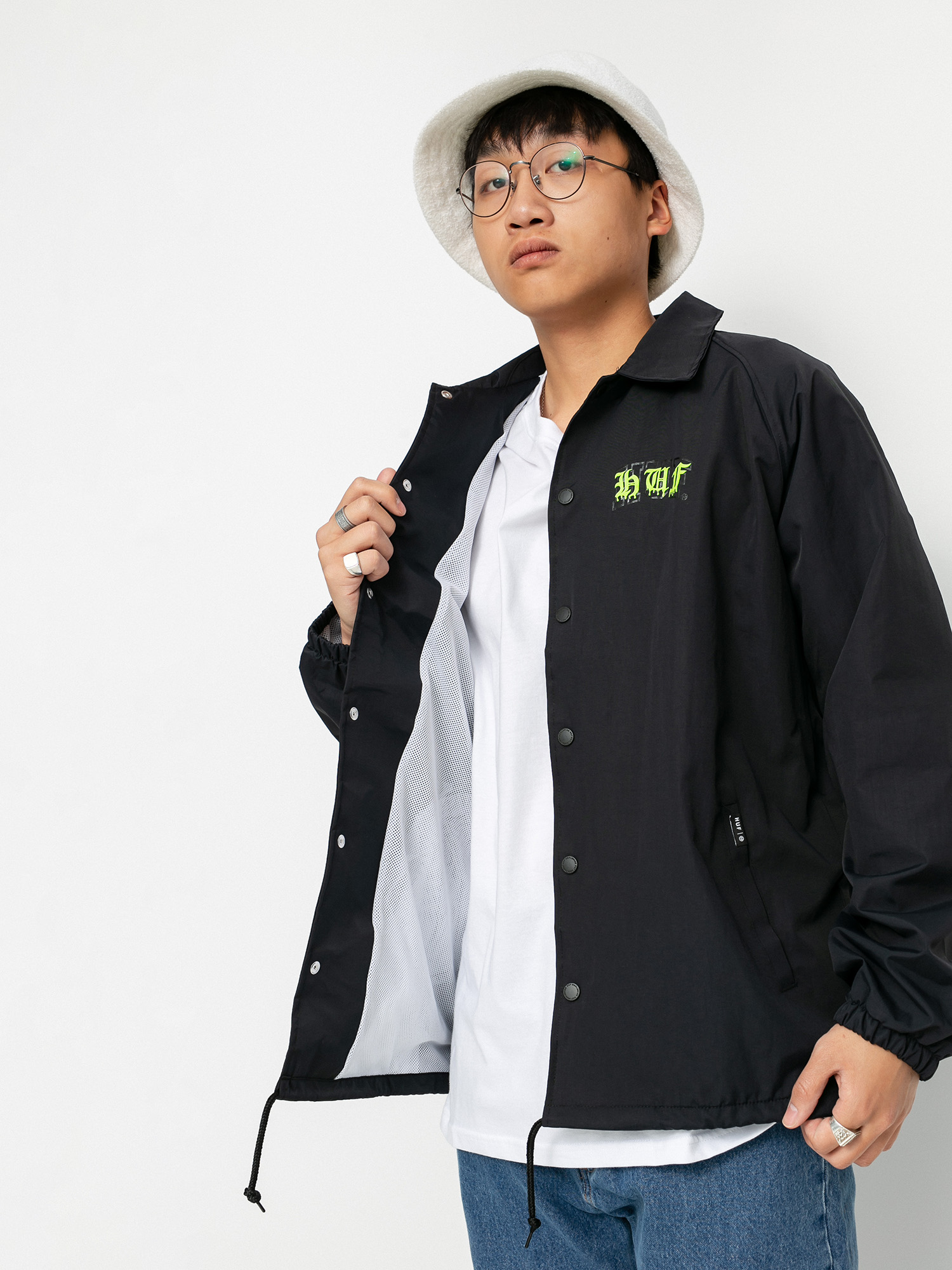 Kurtka HUF Discordia Coach (black)