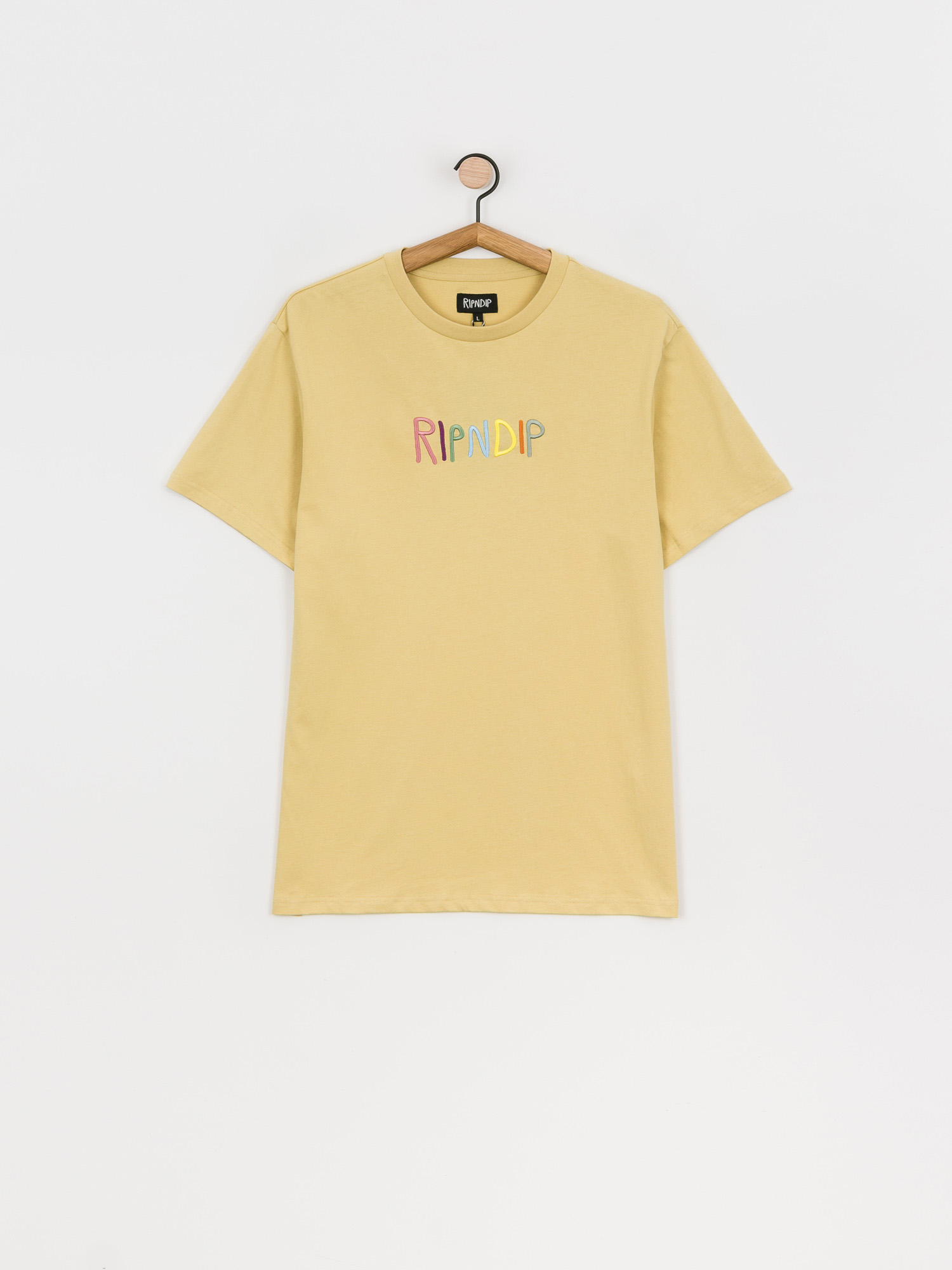 T-shirt RipNDip Embroidered Logo (tan)