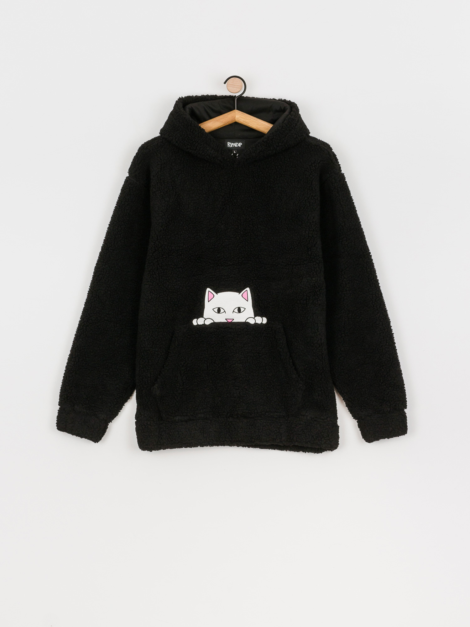 Bluza z kapturem RipNDip Invisible Sherpa Camo HD (black)