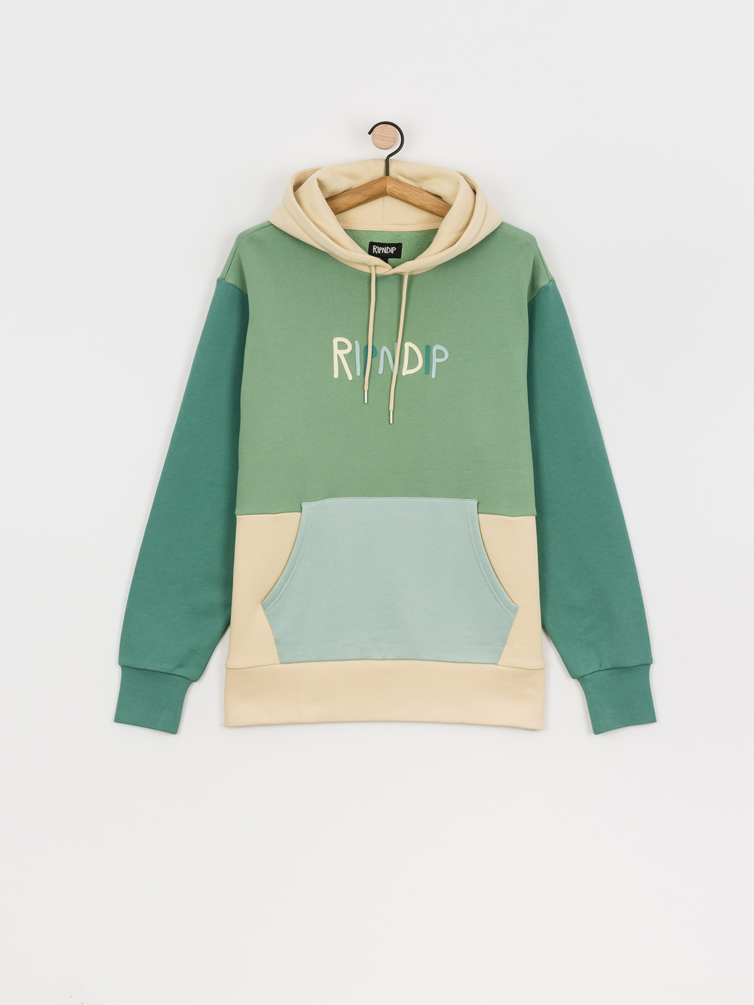 Bluza z kapturem RipNDip Color Block Rubber Logo HD (multi)