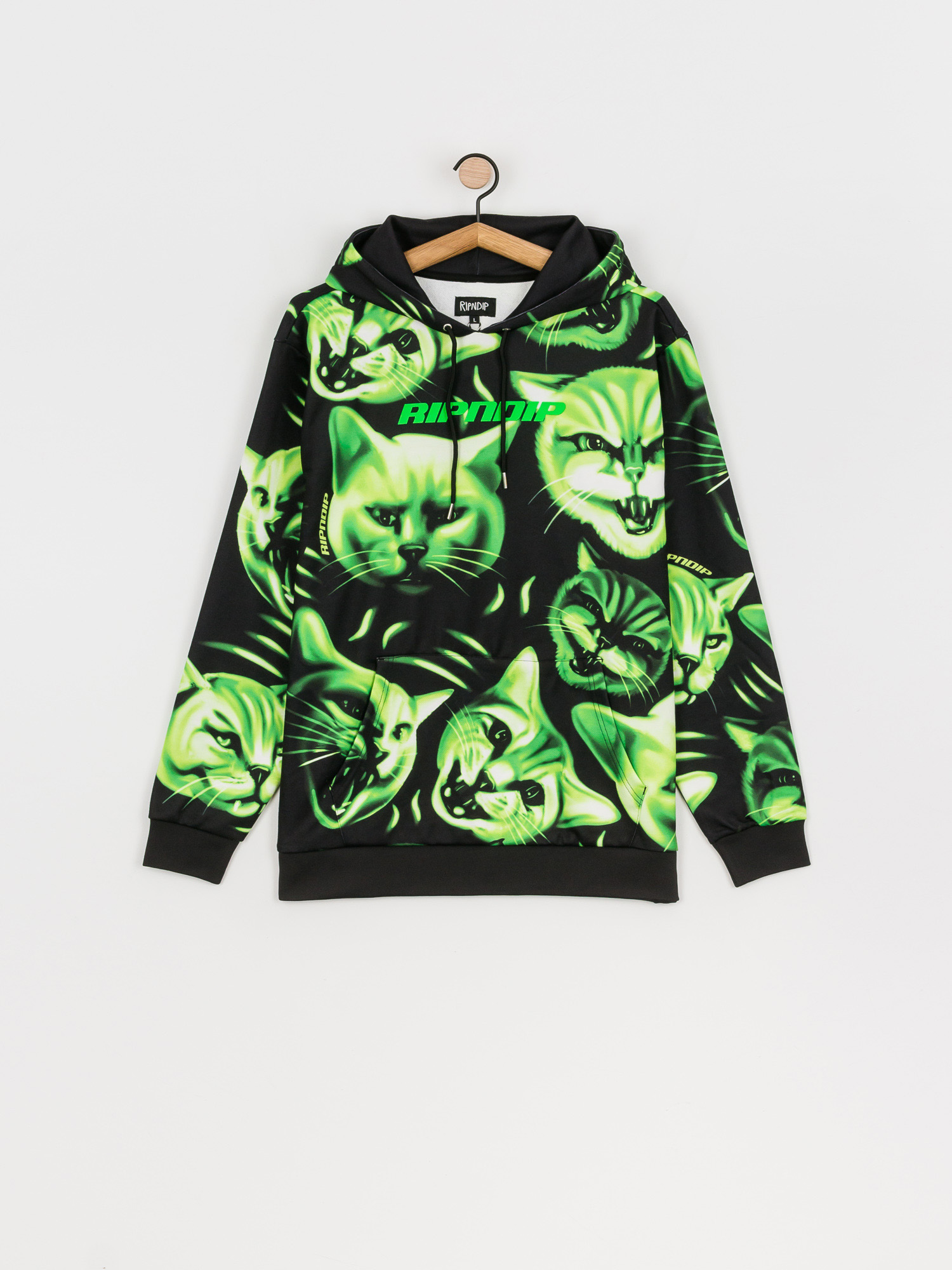 Bluza z kapturem RipNDip Neon Nerm HD (black)