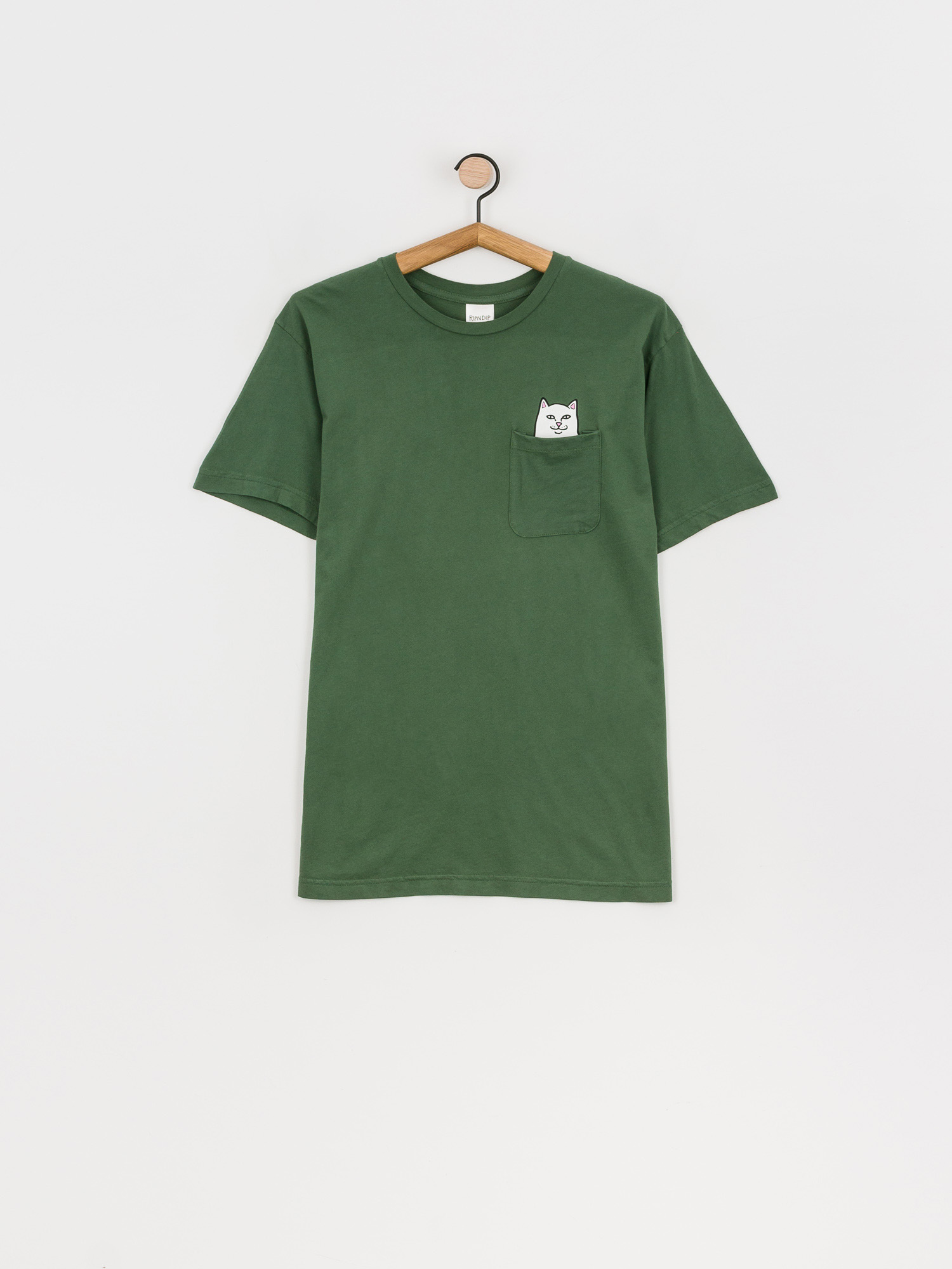 T-shirt RipNDip Lord Nermal Pocket (olive)