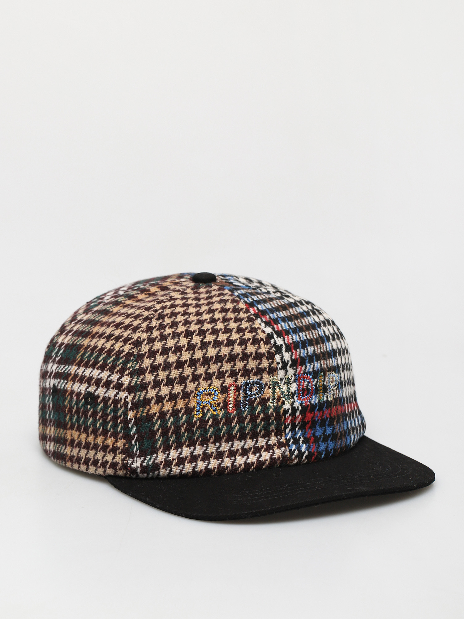Czapka z daszkiem RipNDip Roygbiv Plaid Strap (multi)
