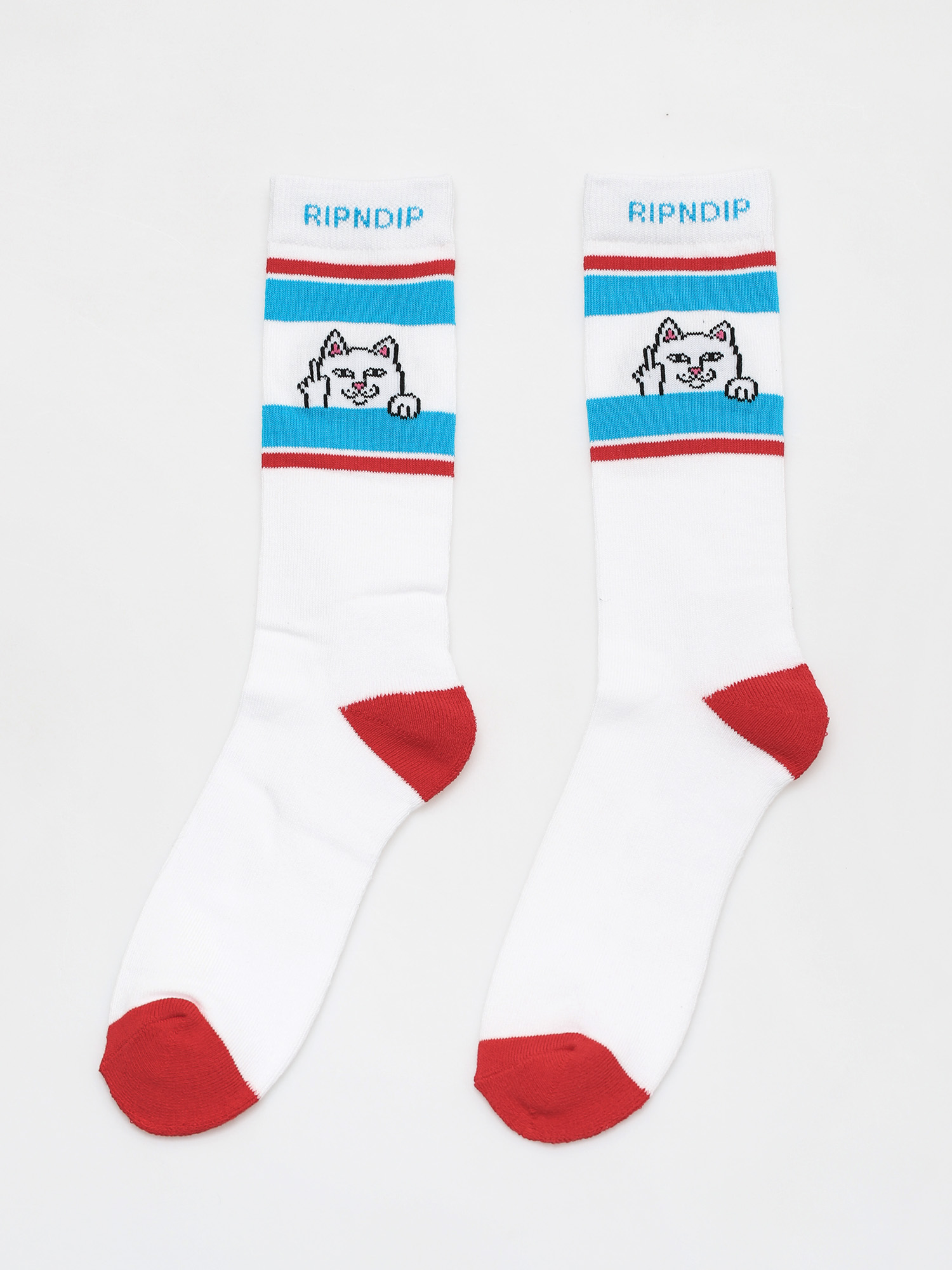 Skarpetki RipNDip Peeking Nermal (red/ blue)