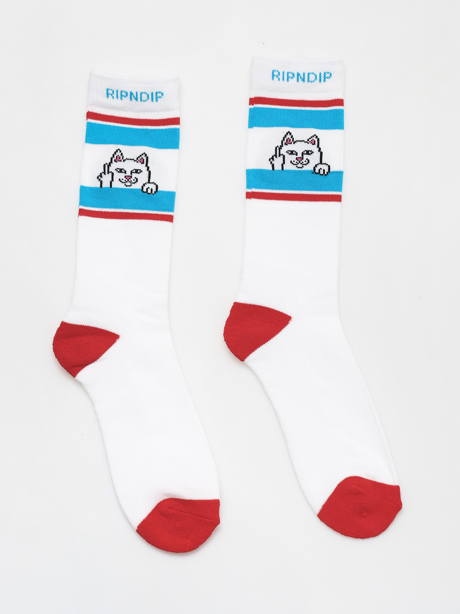 Skarpetki RipNDip Peeking Nermal (red/ blue)