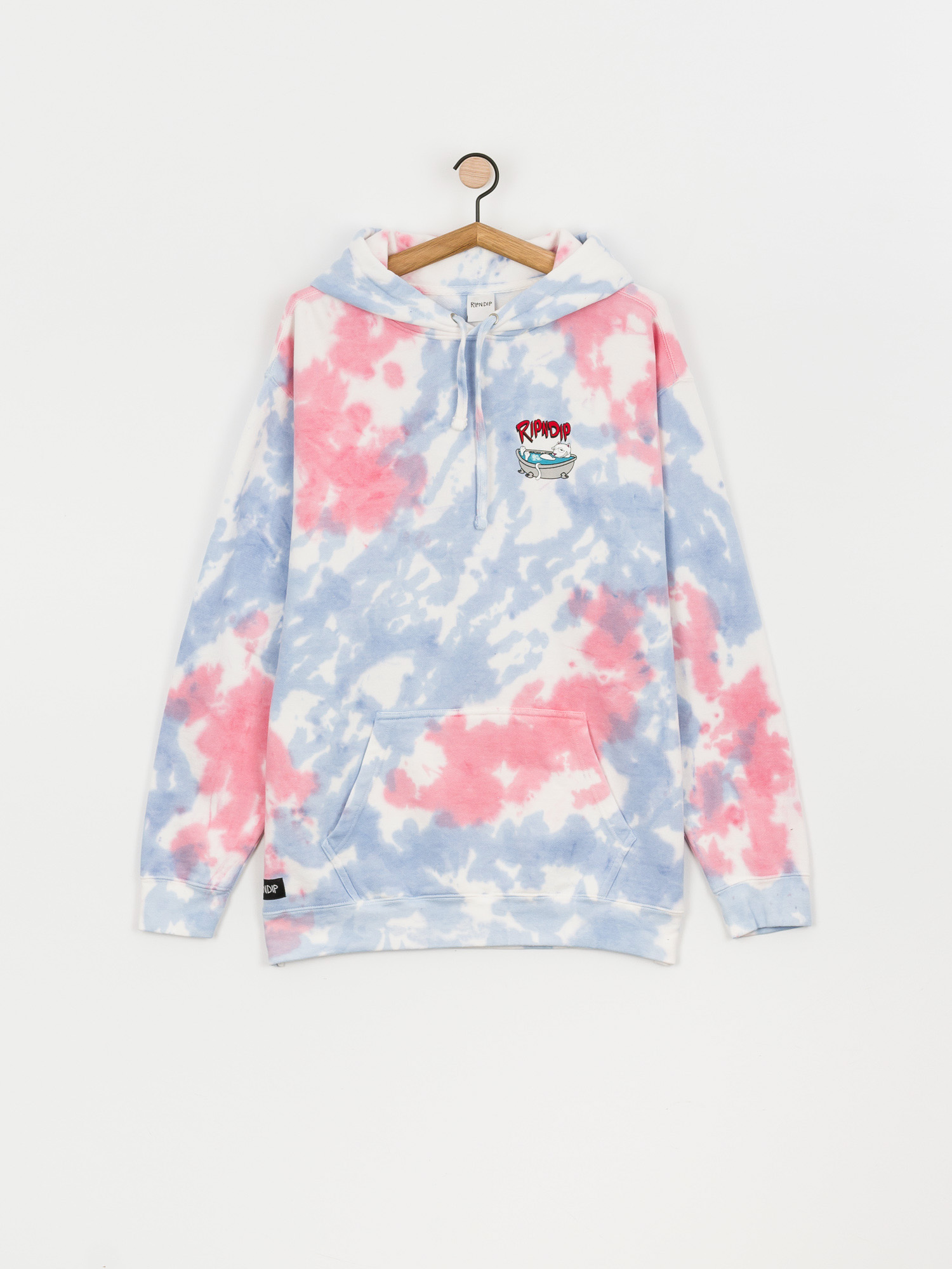 Bluza z kapturem RipNDip Bath Time HD (periwinkle & pink tie dye)