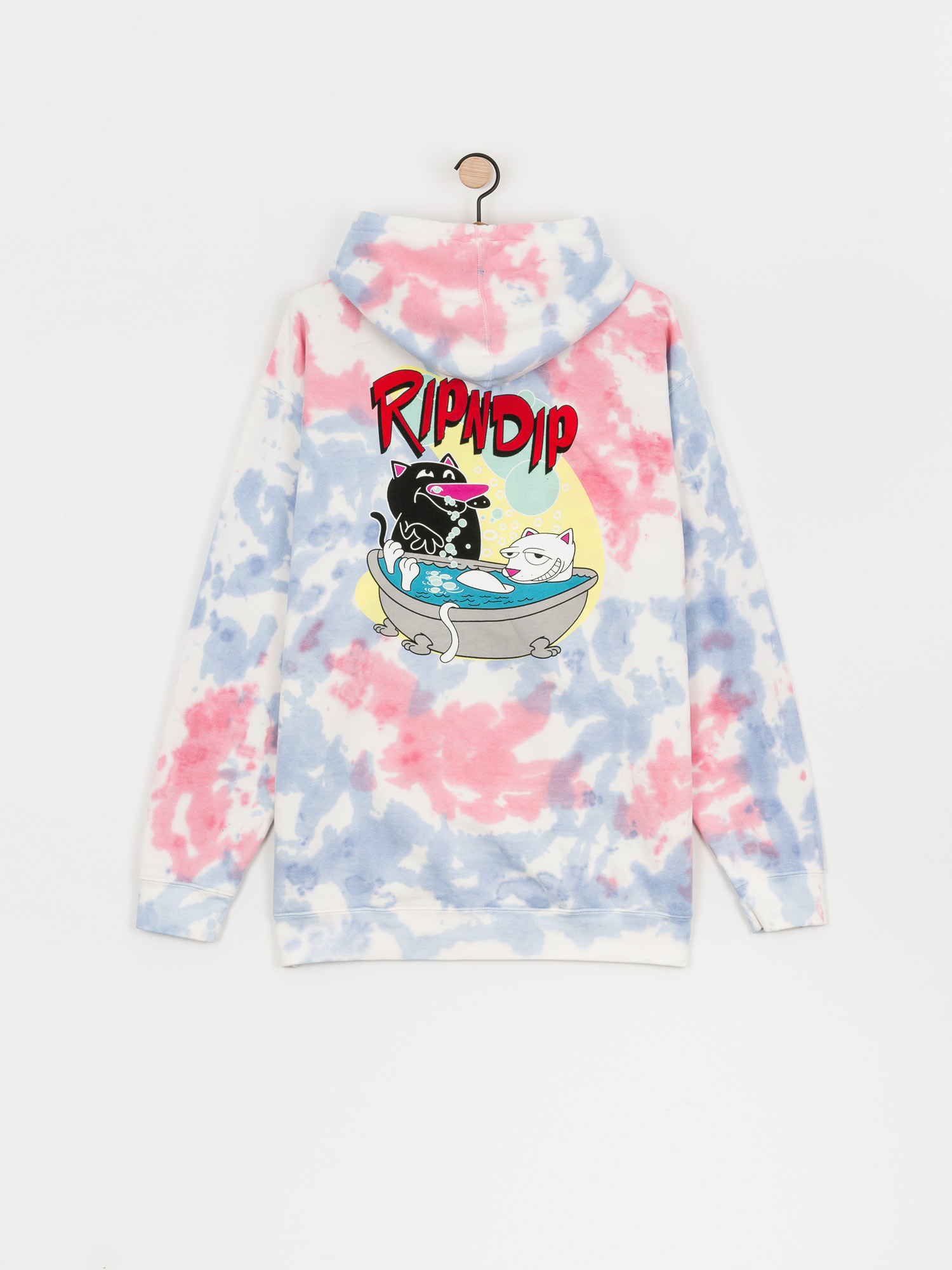 Bluza z kapturem RipNDip Bath Time HD (periwinkle & pink tie dye)