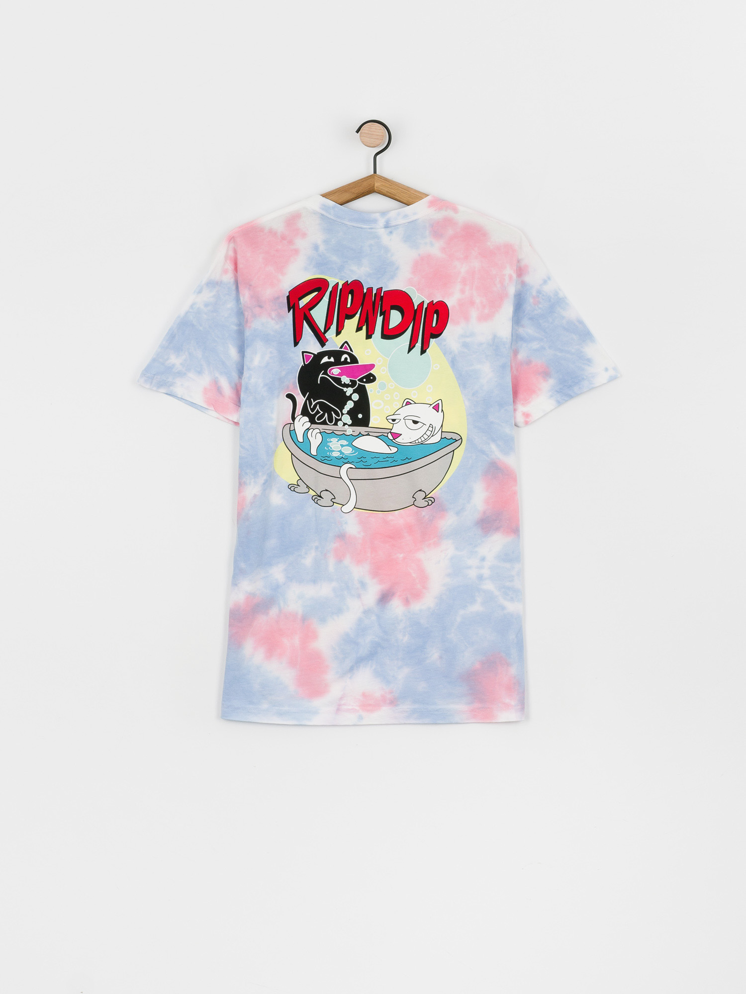 T-shirt RipNDip Bath Time (periwinkle & pink tie dye)