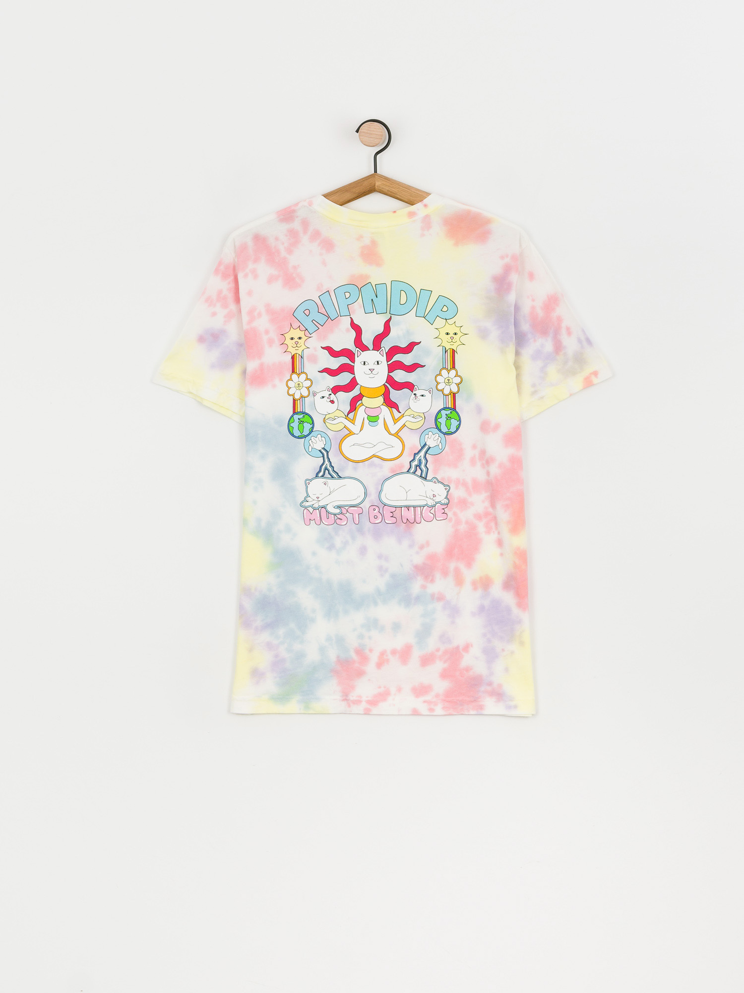 T-shirt RipNDip Etheral (peach & lavender tie dye)