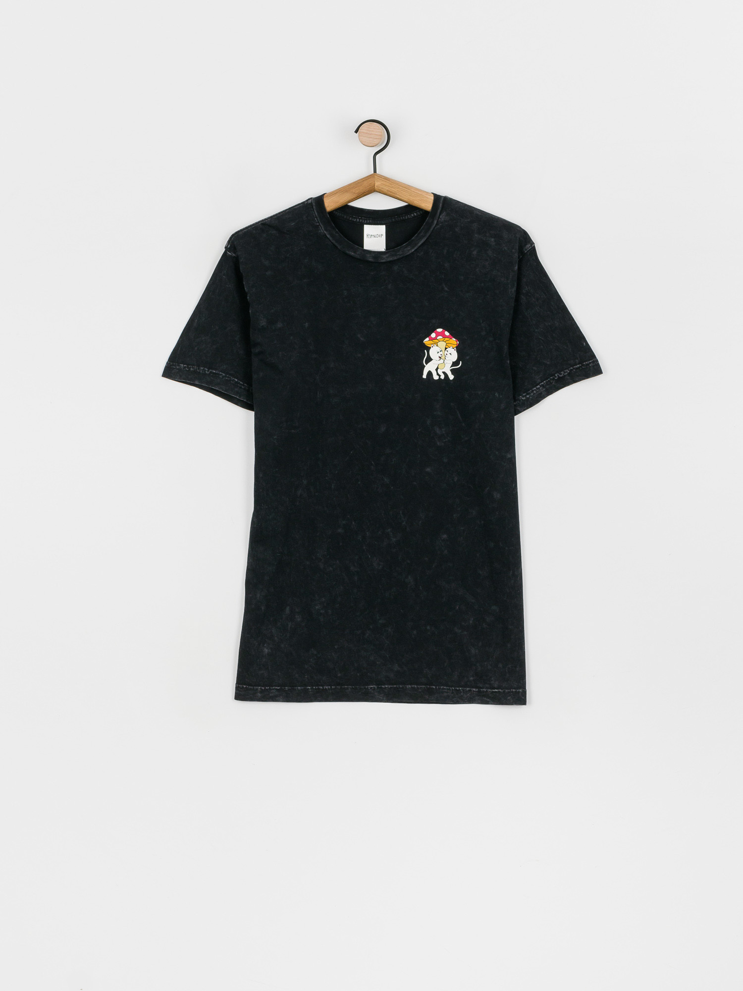 T-shirt RipNDip Sharing Is Caring (black mineral wash)