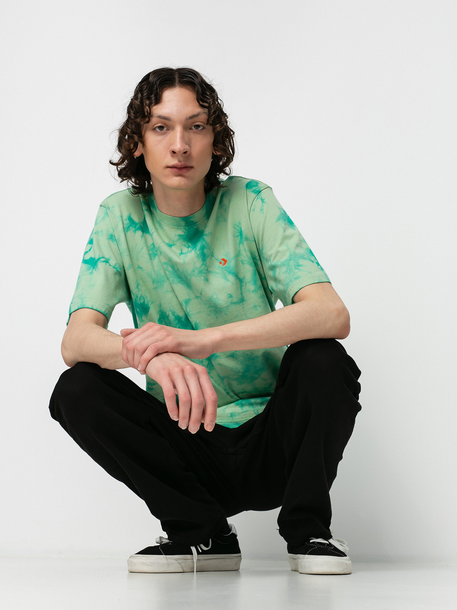 T-shirt Converse Marble Cut and Sew (harbor teal)