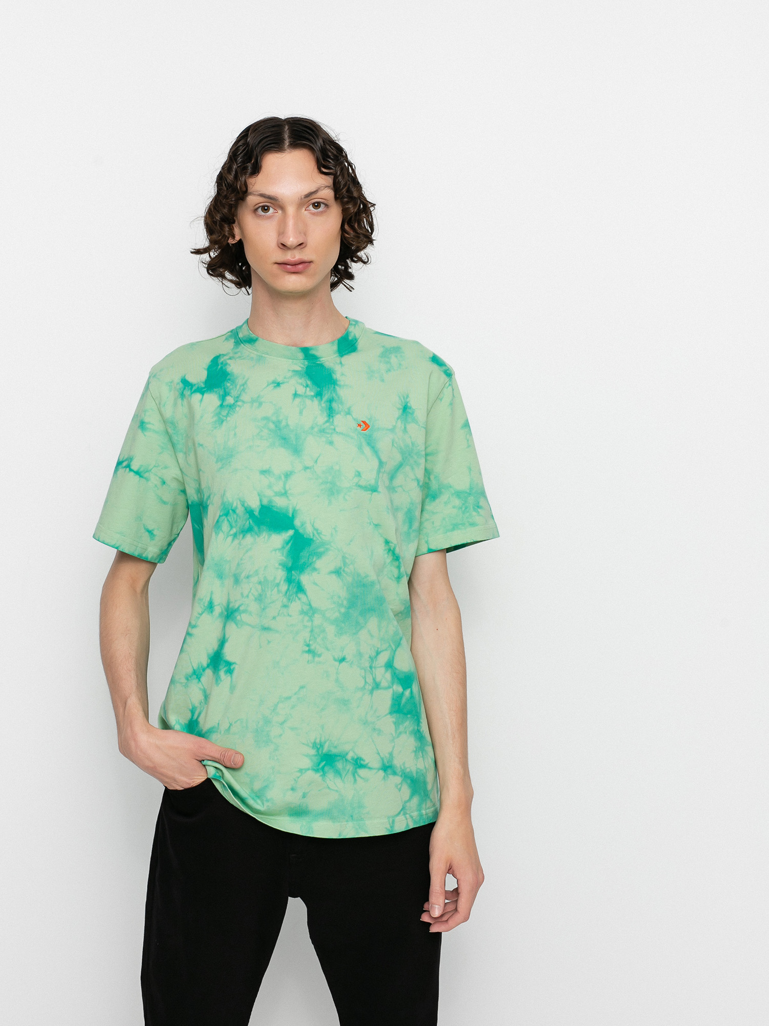 T-shirt Converse Marble Cut and Sew (harbor teal)