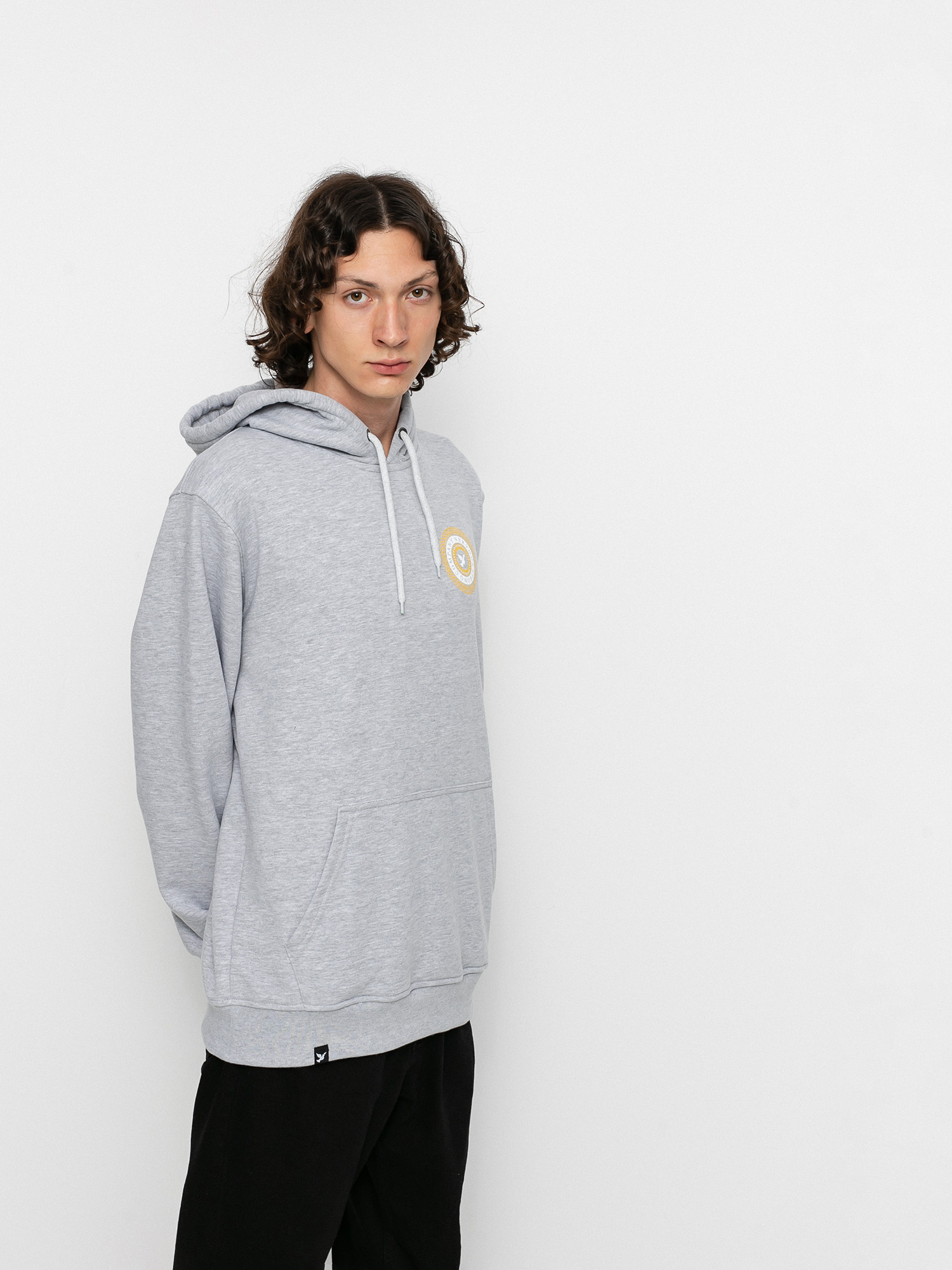 Bluza z kapturem Nervous Swirl HD (grey)