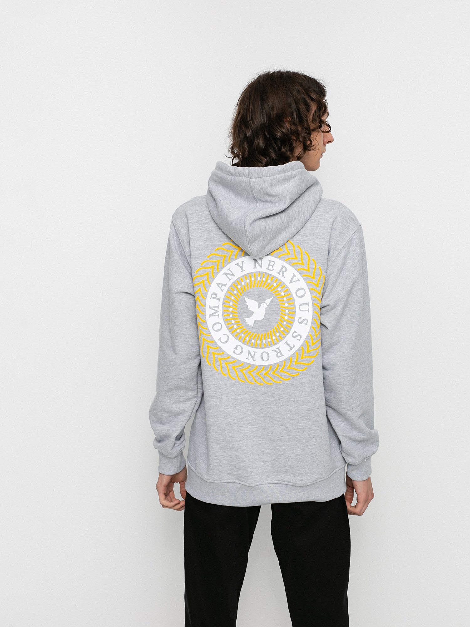 Bluza z kapturem Nervous Swirl HD (grey)