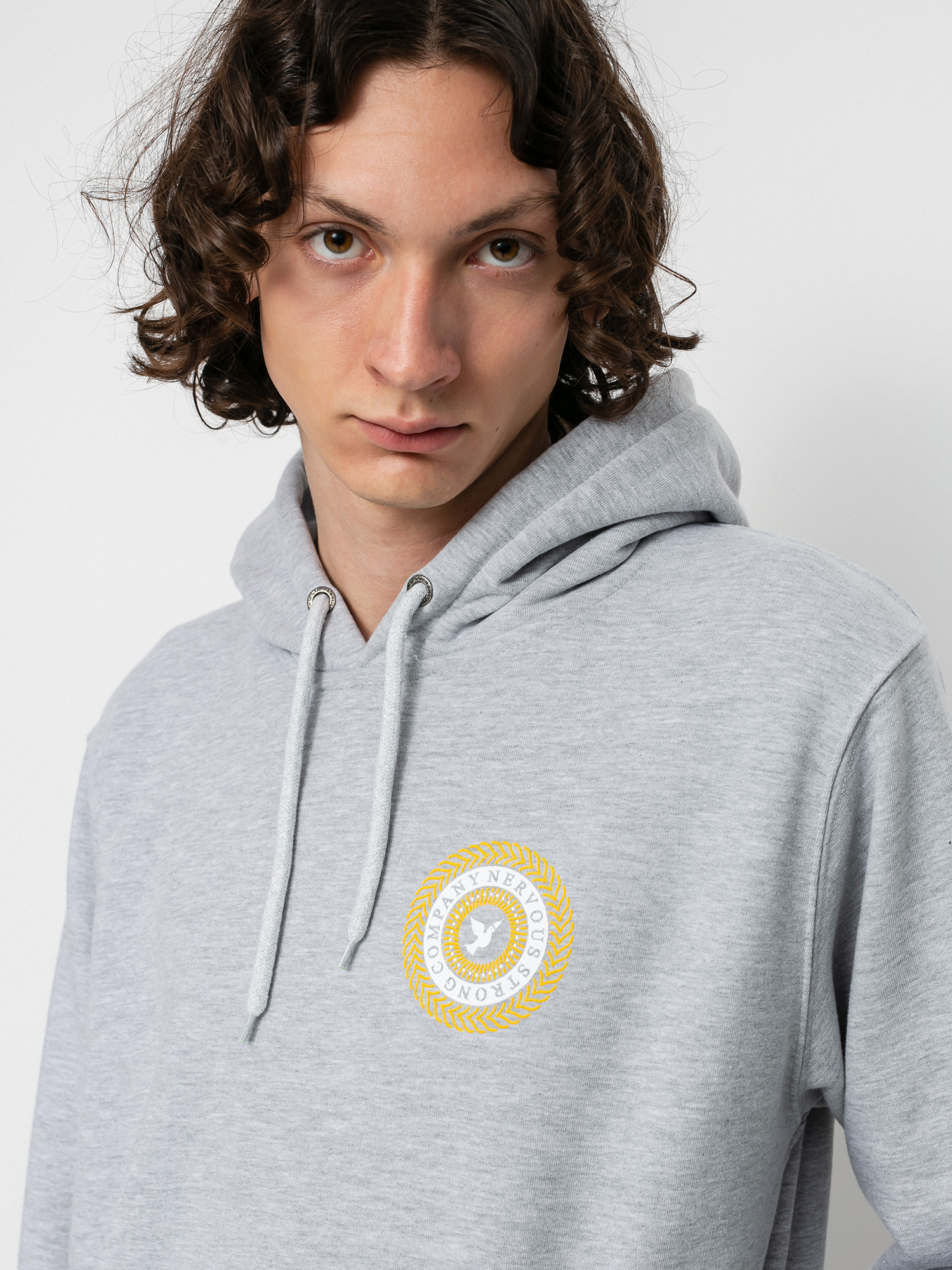 Bluza z kapturem Nervous Swirl HD (grey)