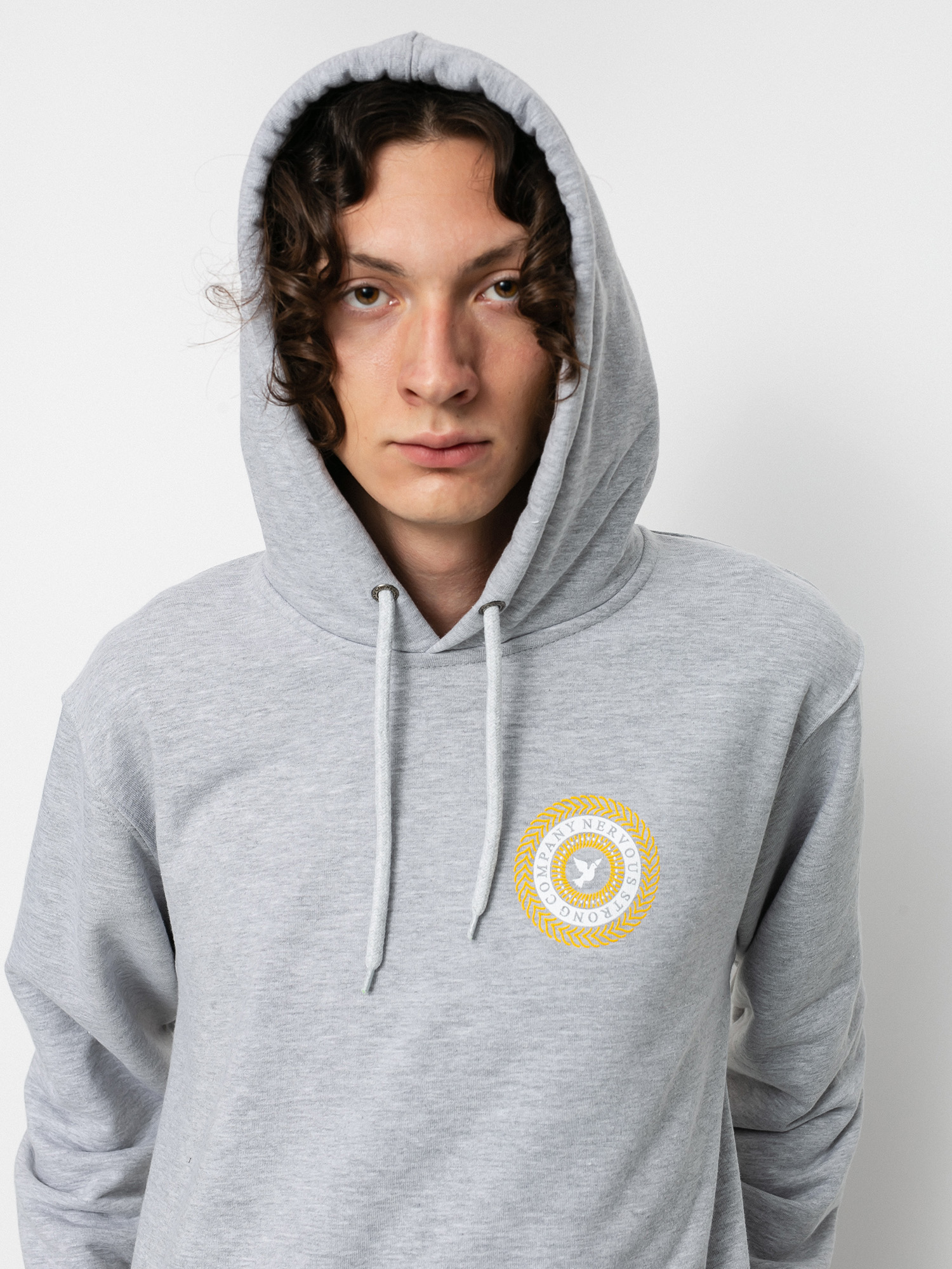 Bluza z kapturem Nervous Swirl HD (grey)