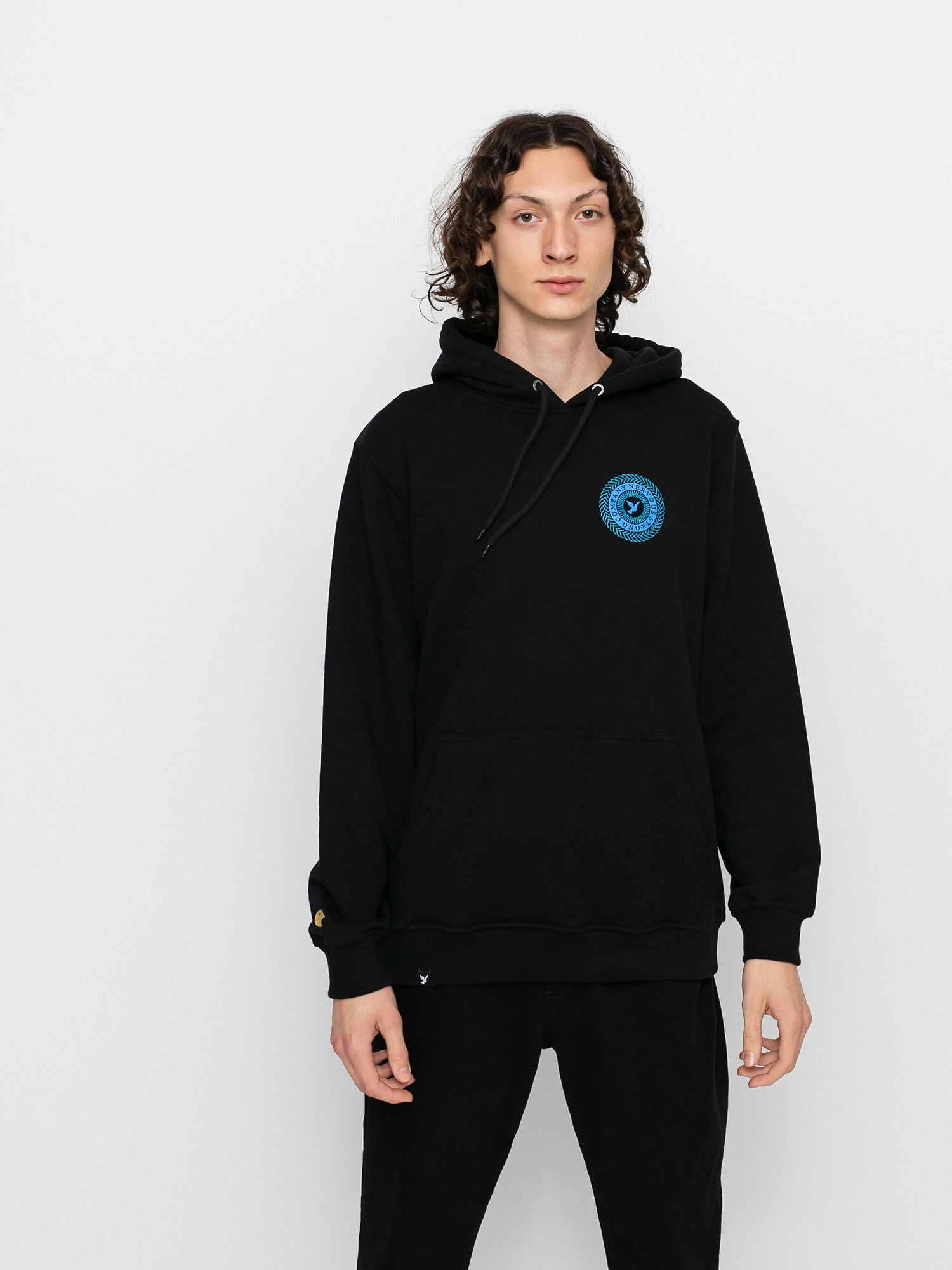 Bluza z kapturem Nervous Swirl HD (black)