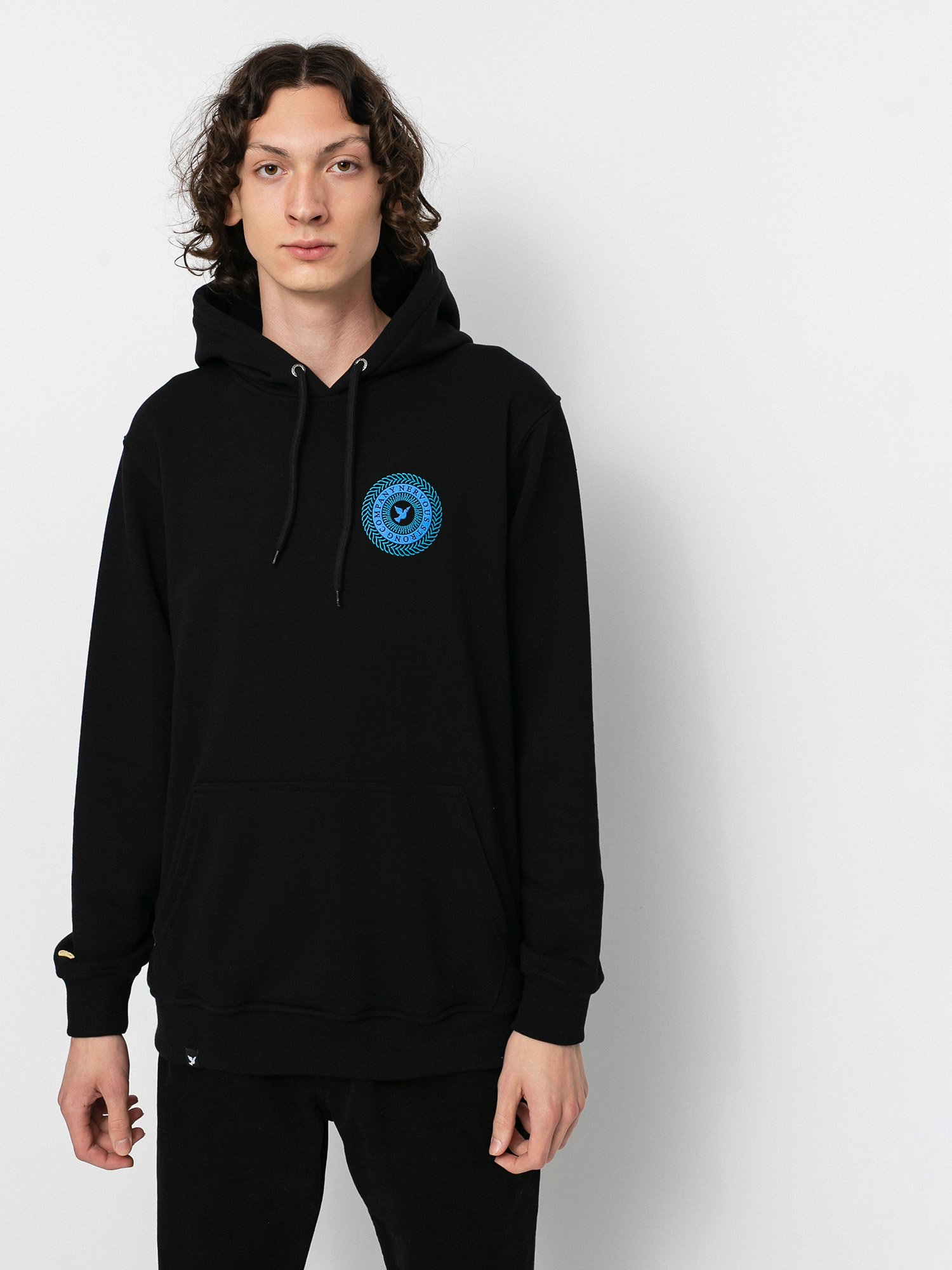 Bluza z kapturem Nervous Swirl HD (black)