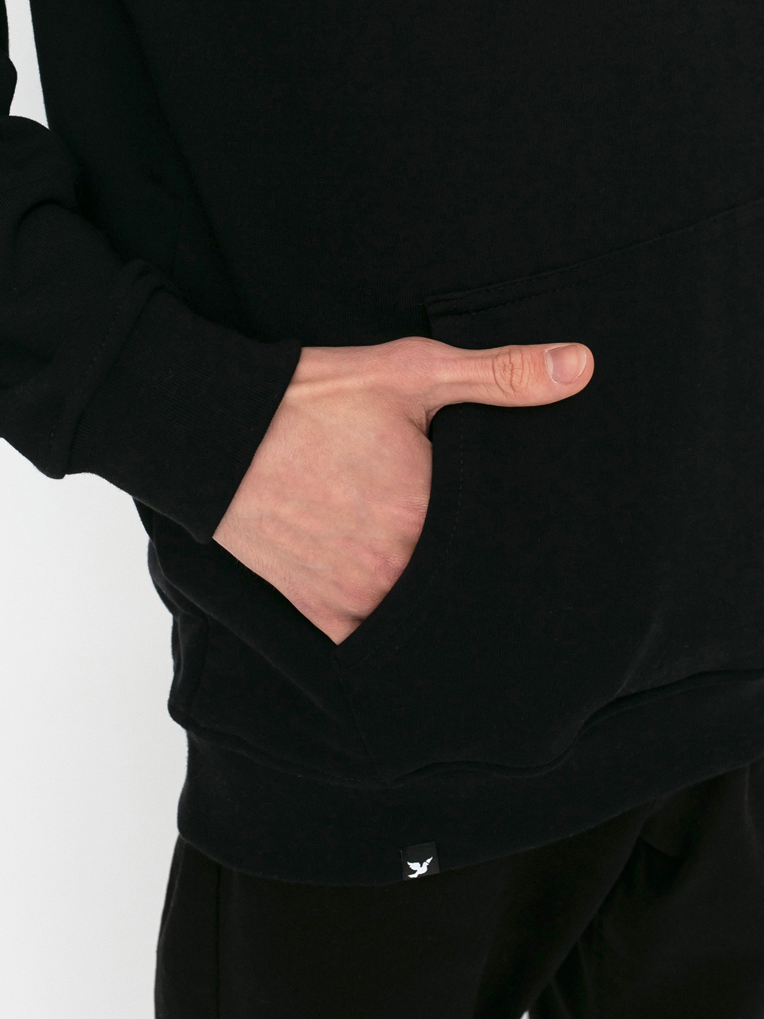 Bluza z kapturem Nervous Swirl HD (black)