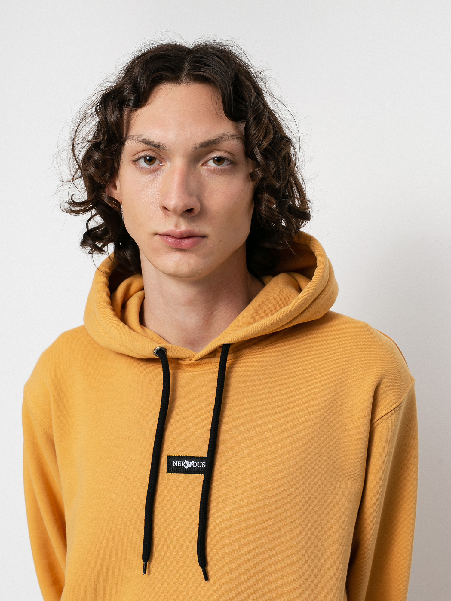 Bluza z kapturem Nervous Classic Small HD (yellow)