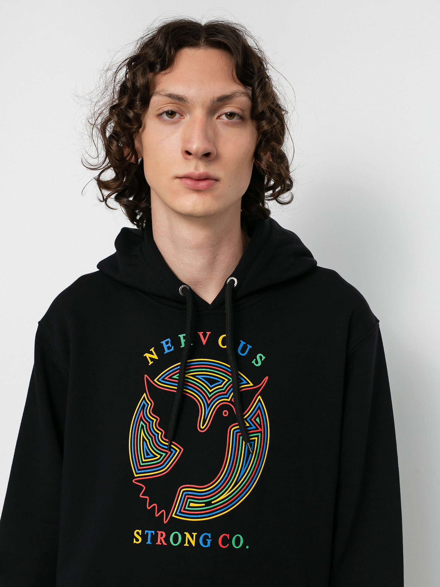 Bluza z kapturem Nervous Icon Tribe HD (black)