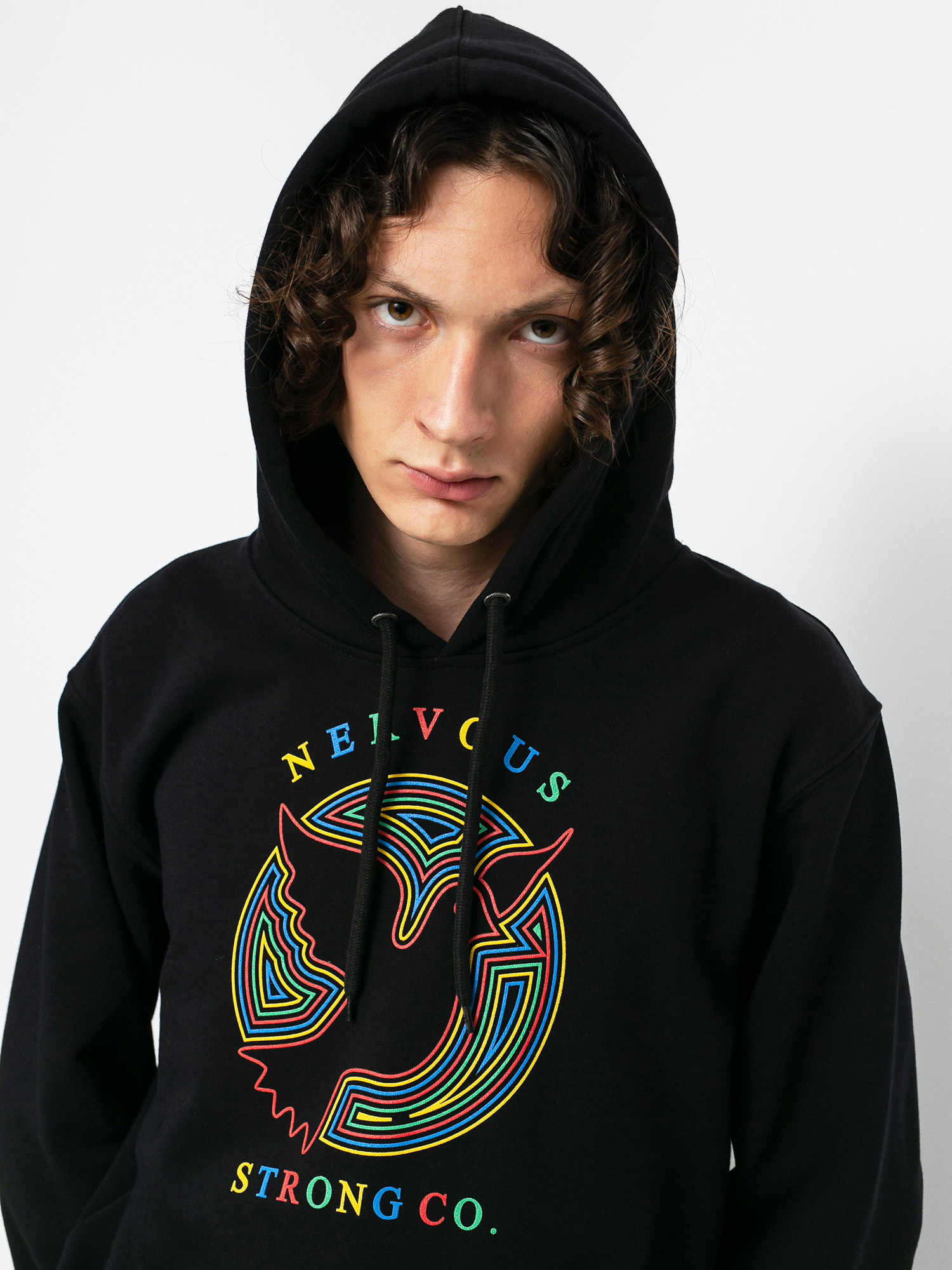 Bluza z kapturem Nervous Icon Tribe HD (black)