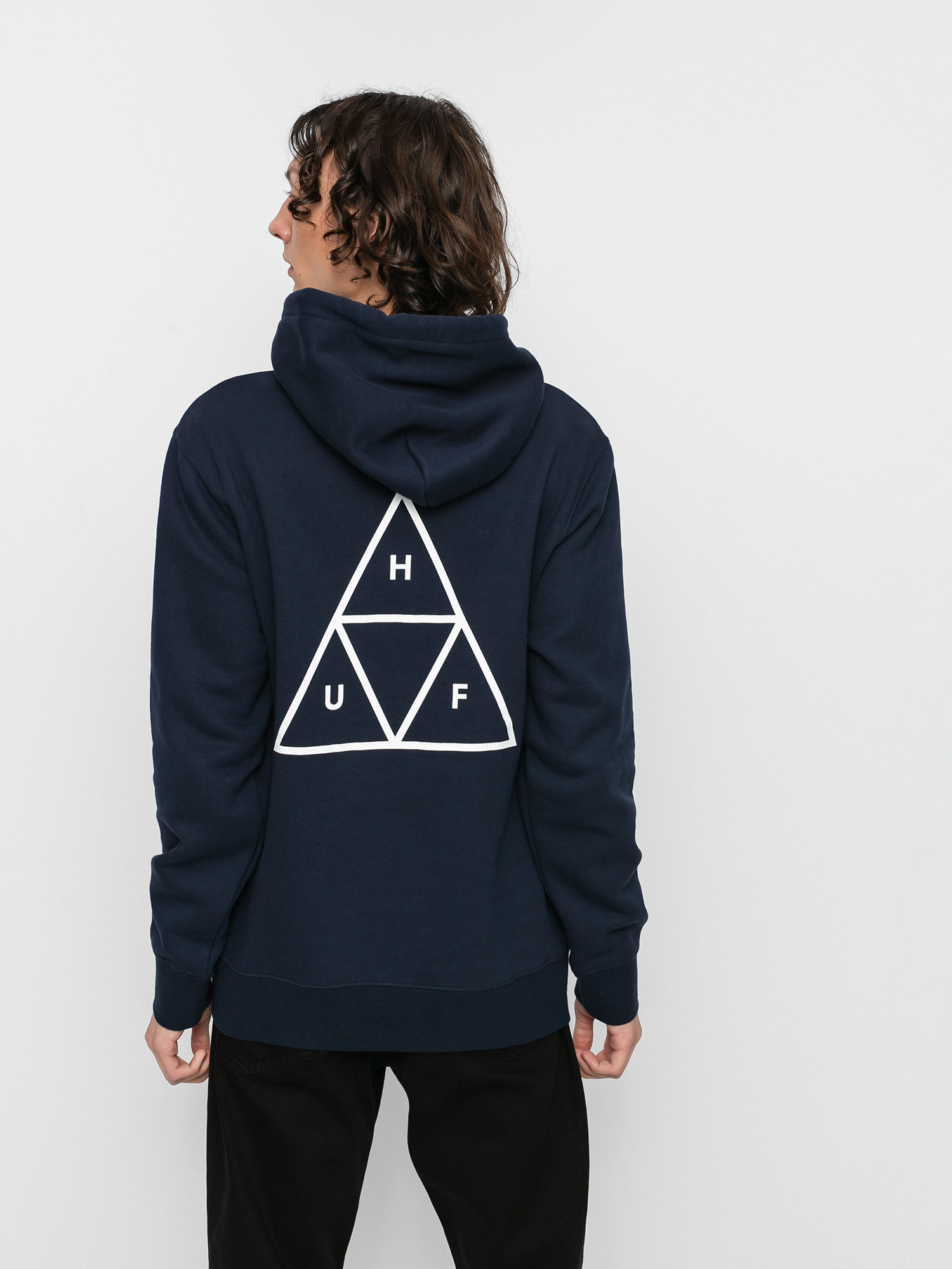 Bluza z kapturem HUF Essentials TT HD (navy blazer)