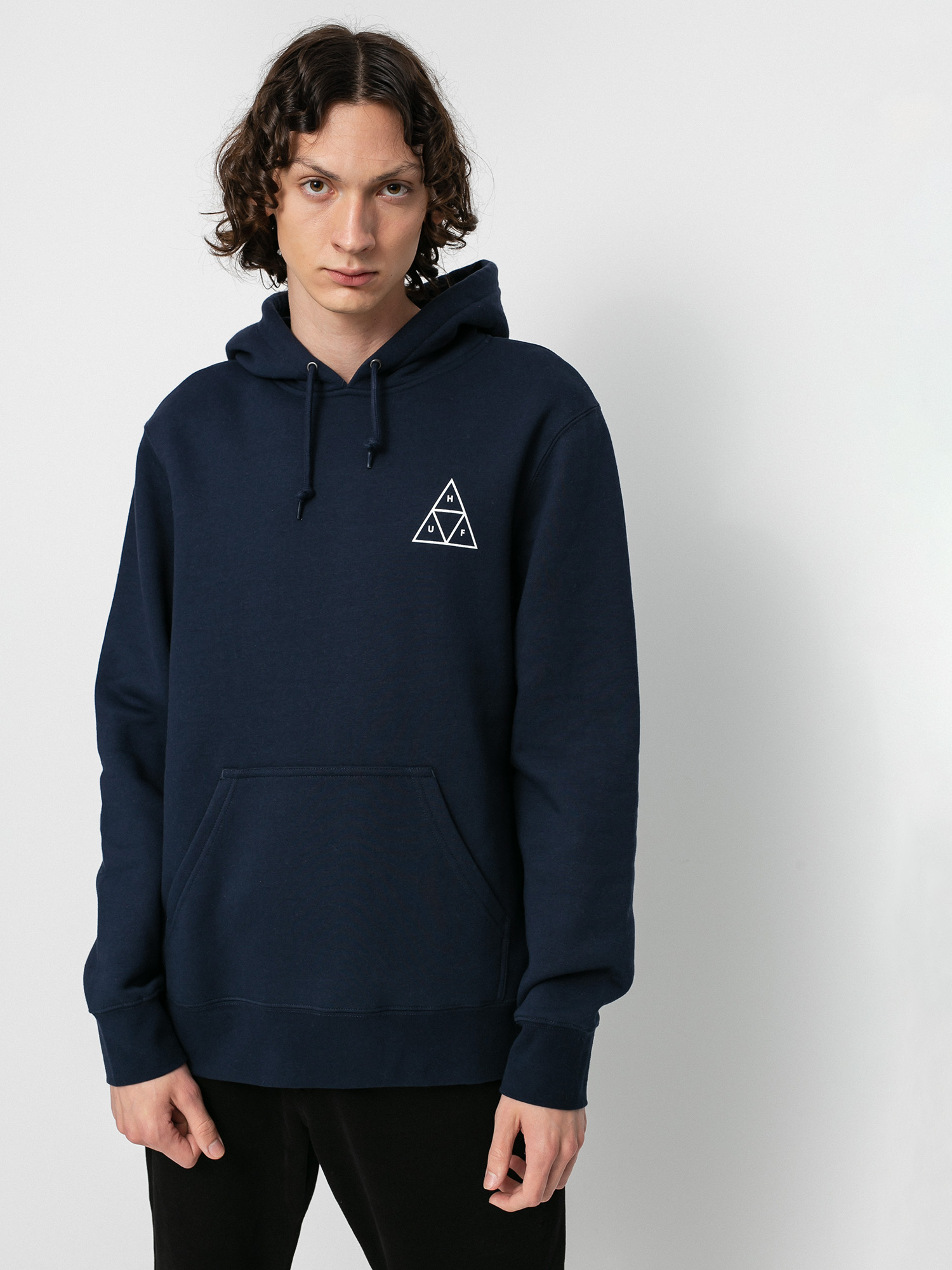 Bluza z kapturem HUF Essentials TT HD (navy blazer)