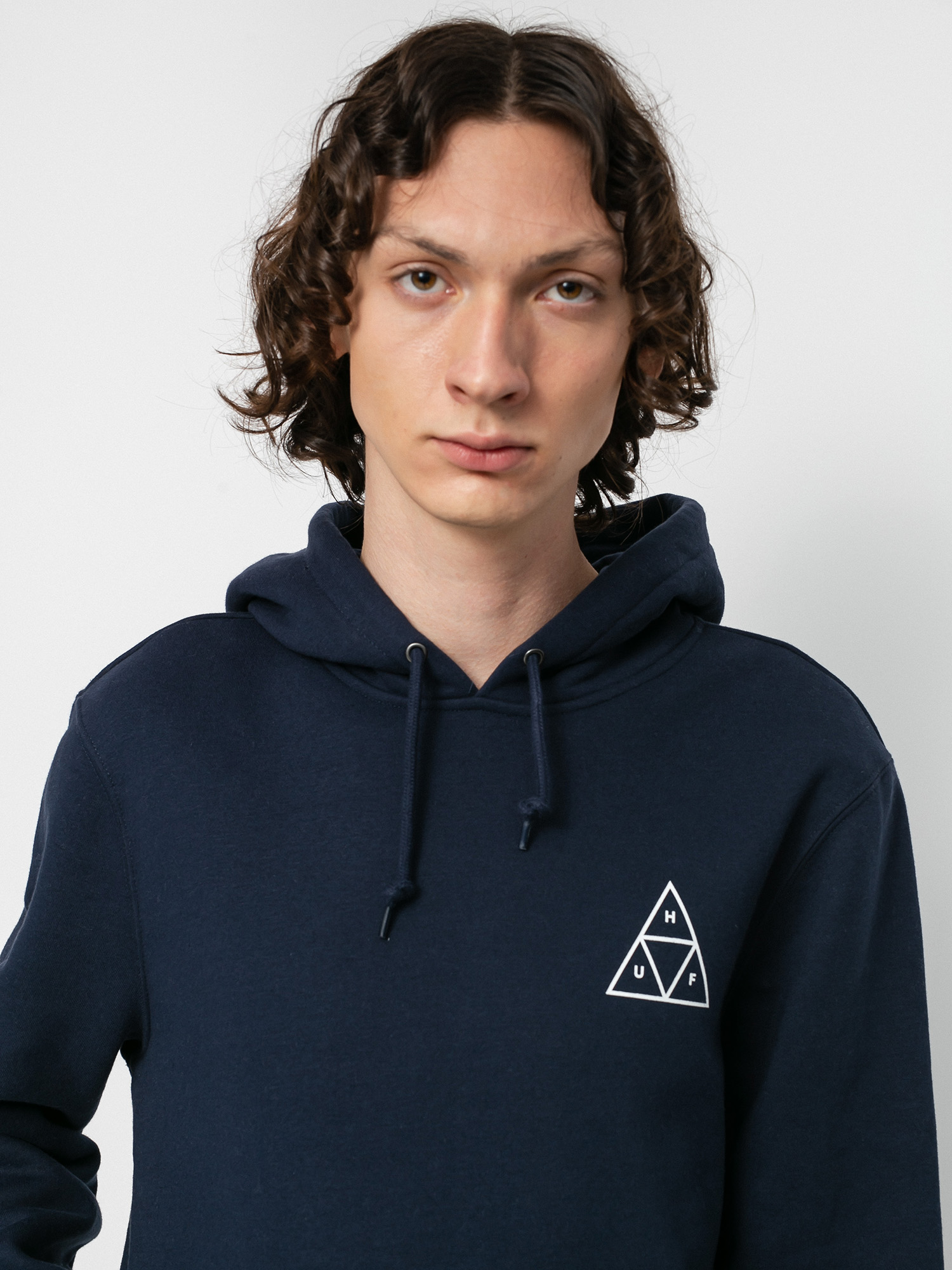 Bluza z kapturem HUF Essentials TT HD (navy blazer)
