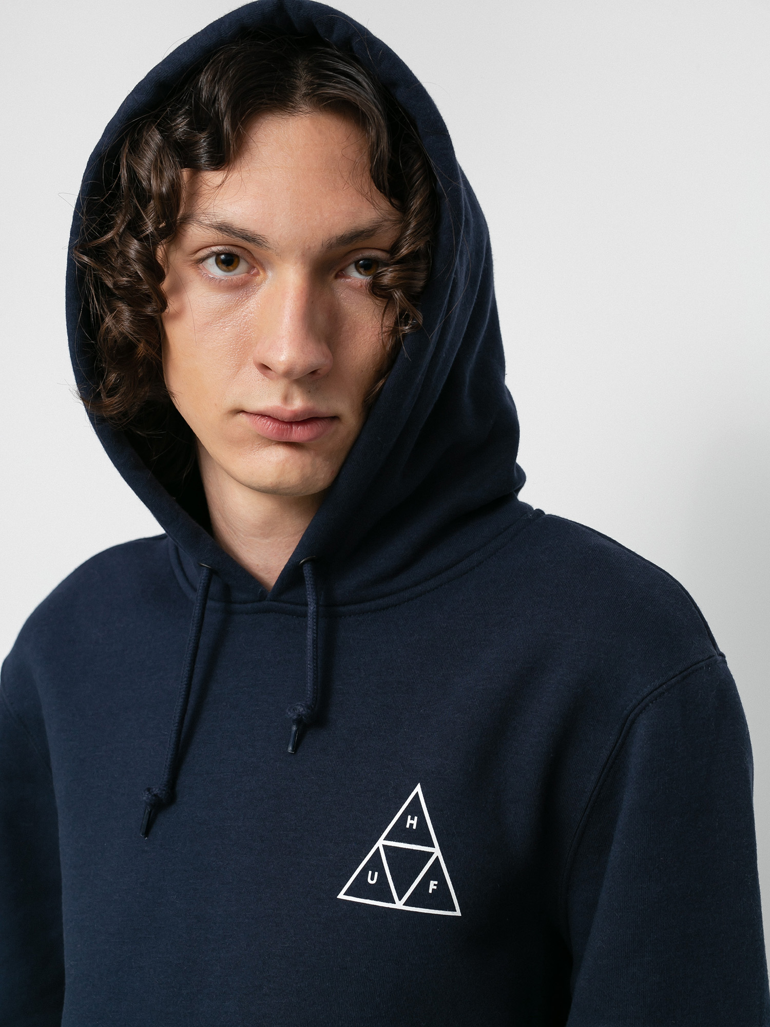 Bluza z kapturem HUF Essentials TT HD (navy blazer)