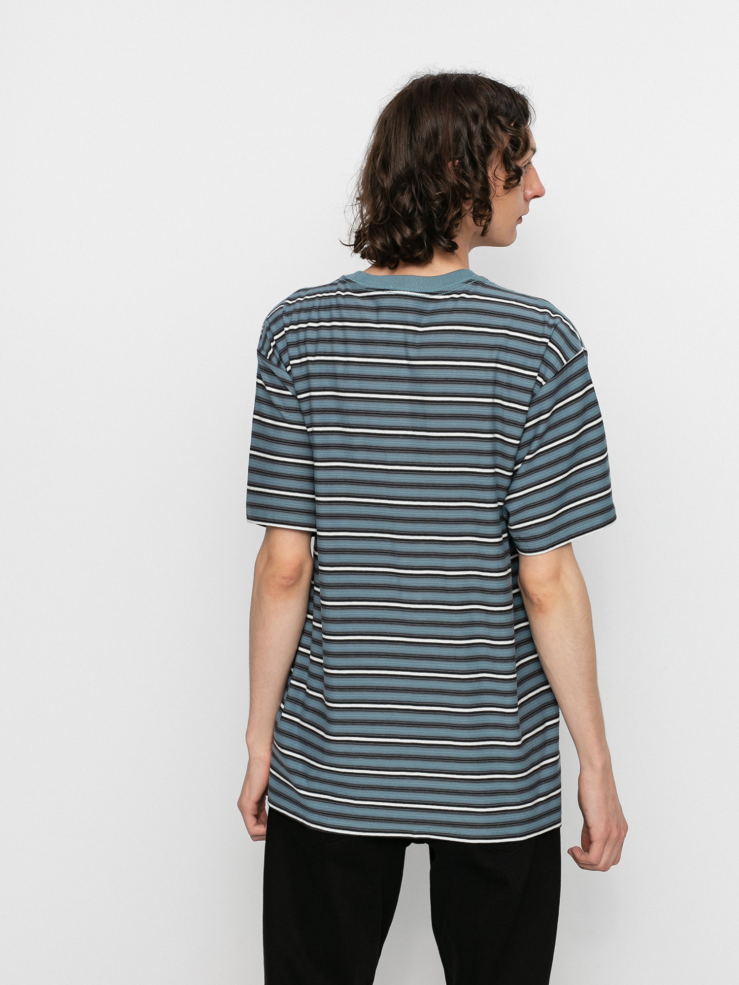 T-shirt Rip Curl Mind Wave Stripe (mid blue)