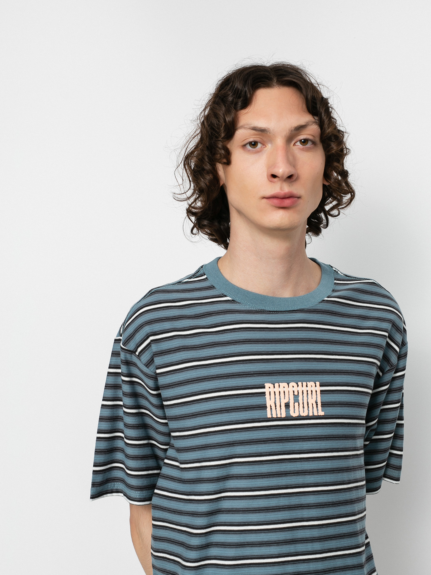 T-shirt Rip Curl Mind Wave Stripe (mid blue)