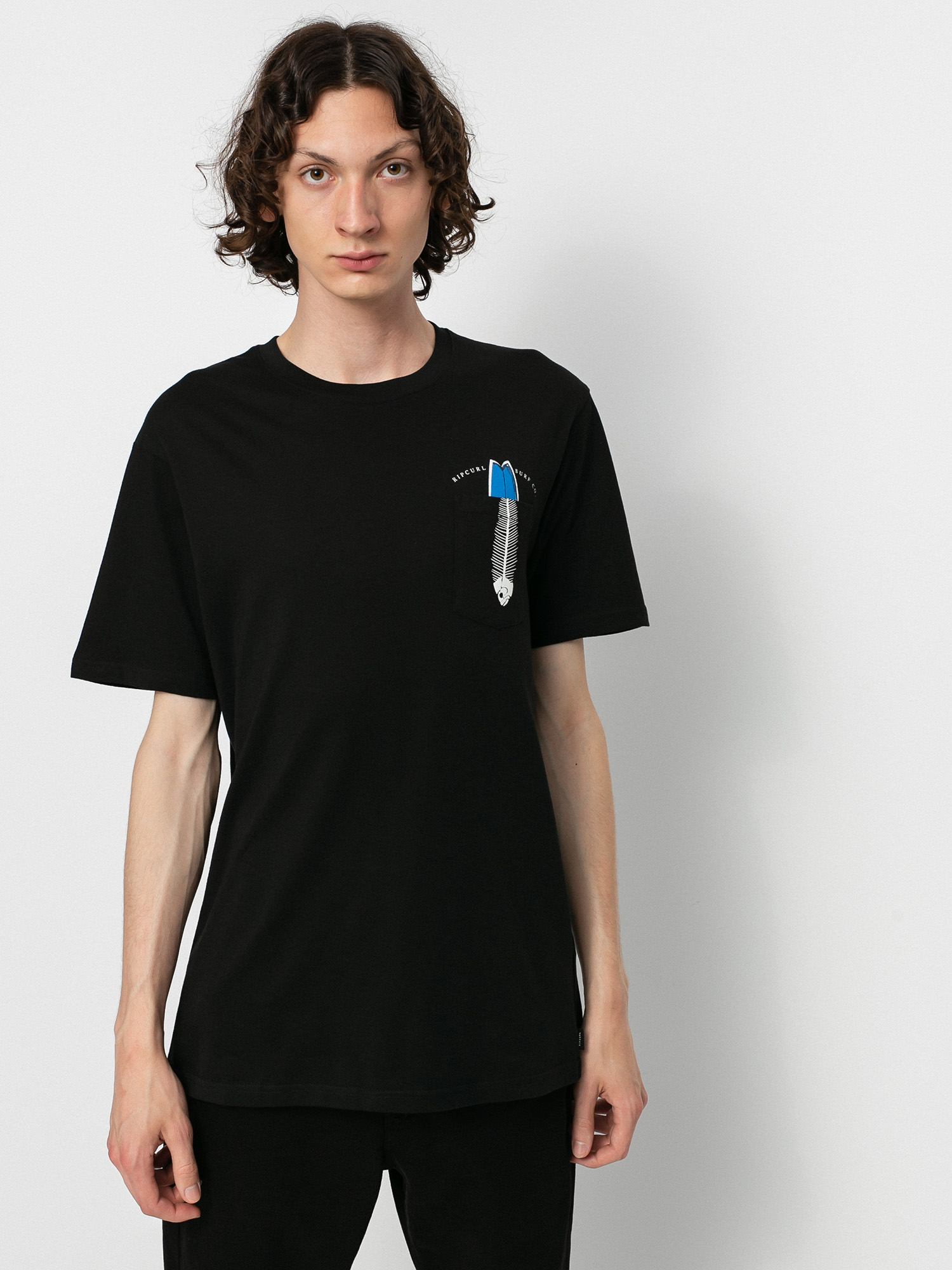 T-shirt Rip Curl In Da Pocket (black)