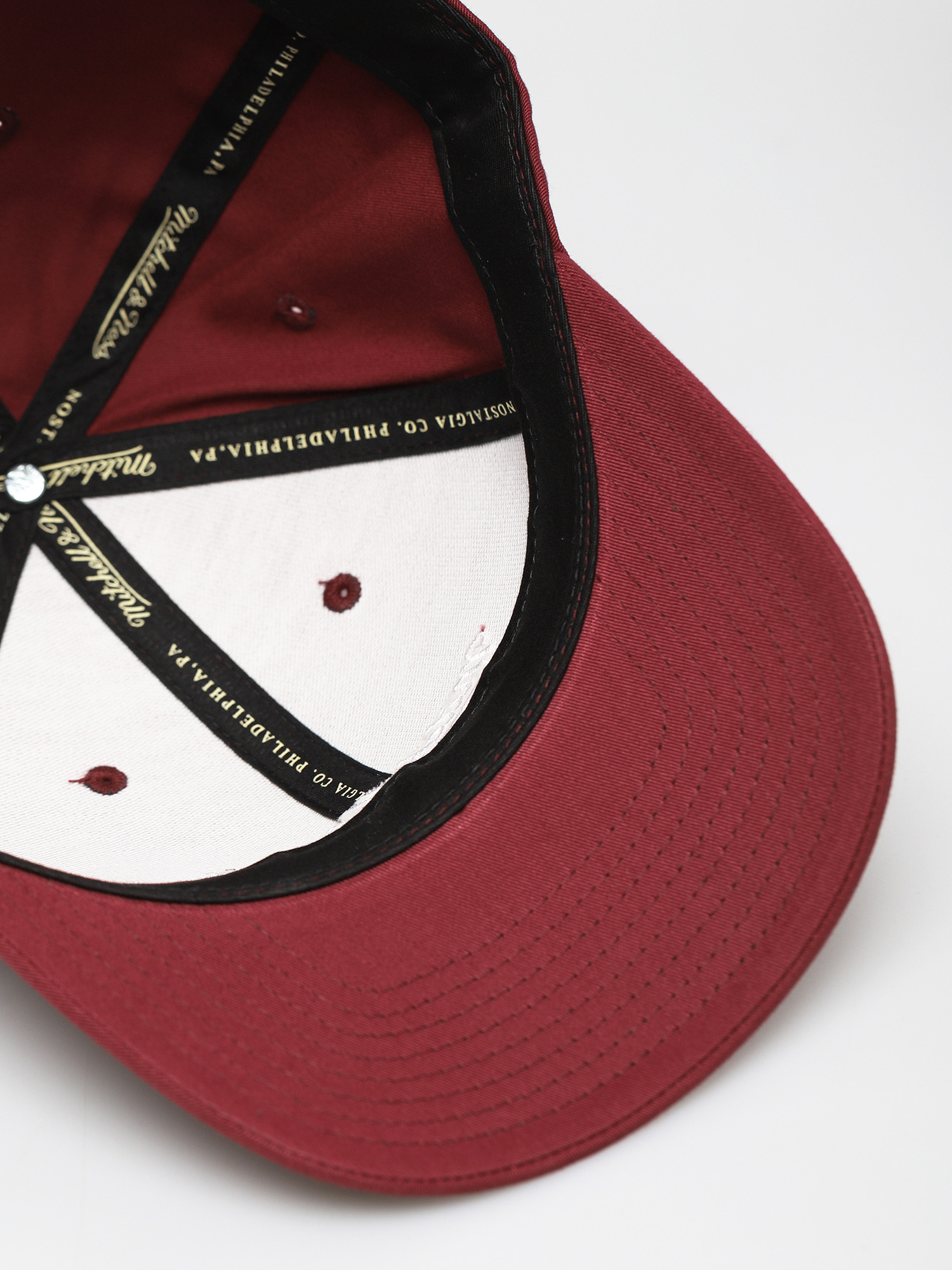 Czapka z daszkiem Mitchell & Ness Script Low Pro ZD (branded/burgundy)
