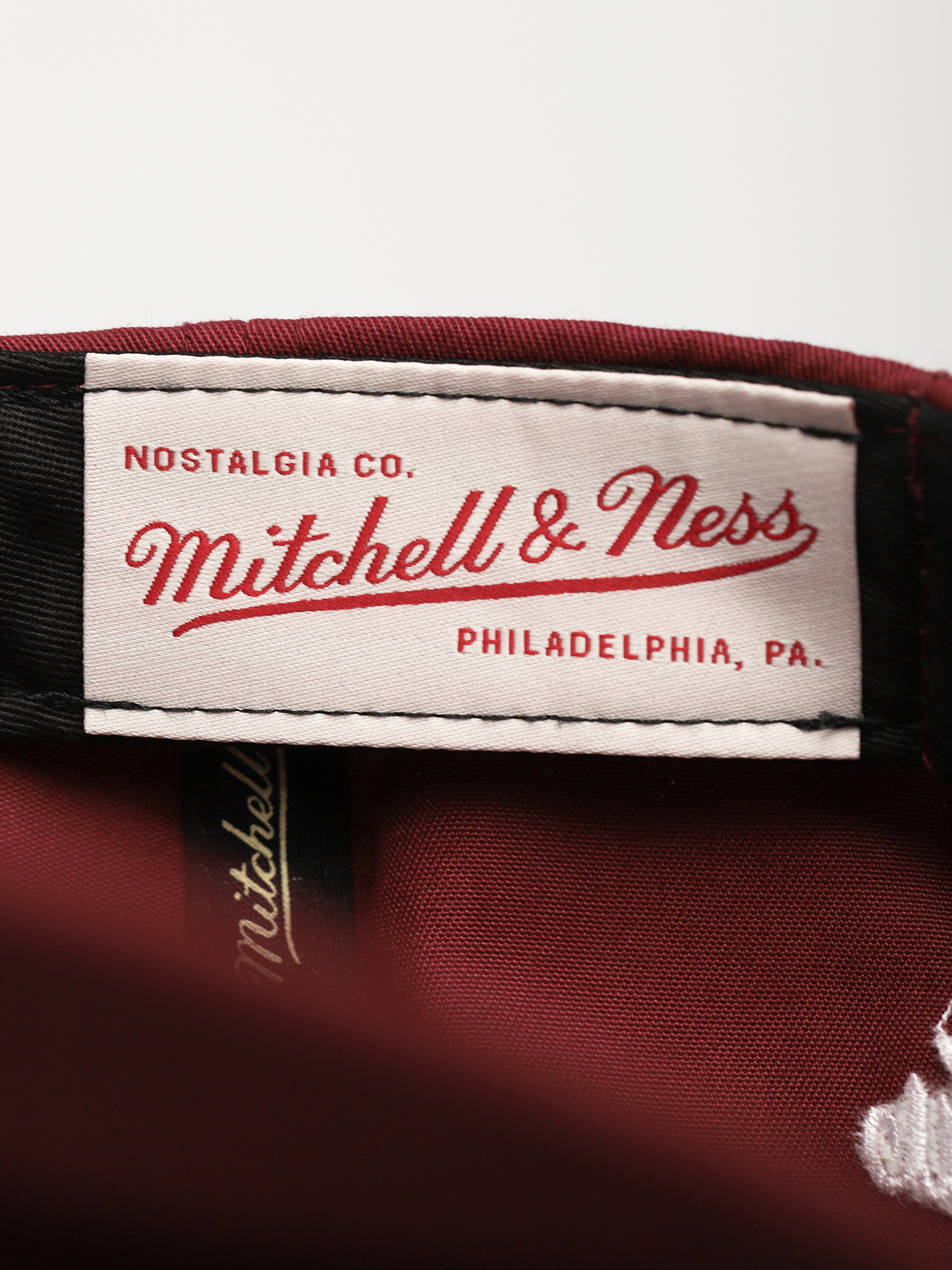 Czapka z daszkiem Mitchell & Ness Script Low Pro ZD (branded/burgundy)